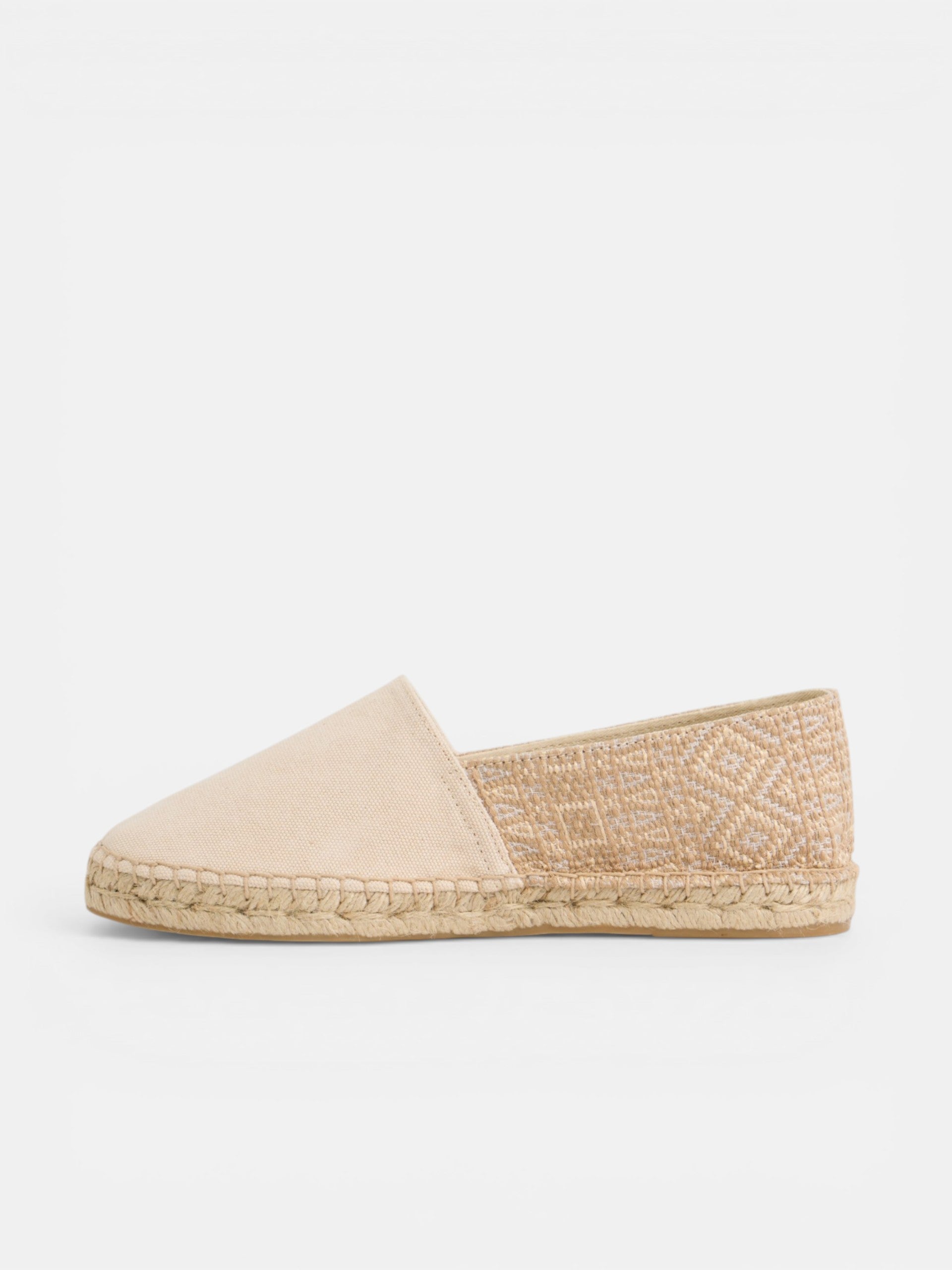 Espadrille ethnique beige