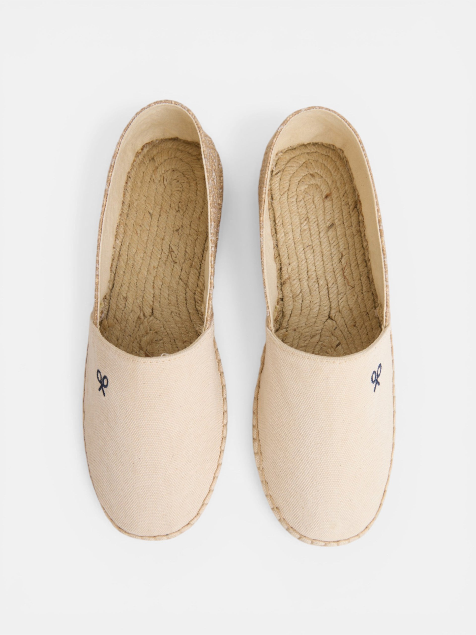 Espadrille ethnique beige