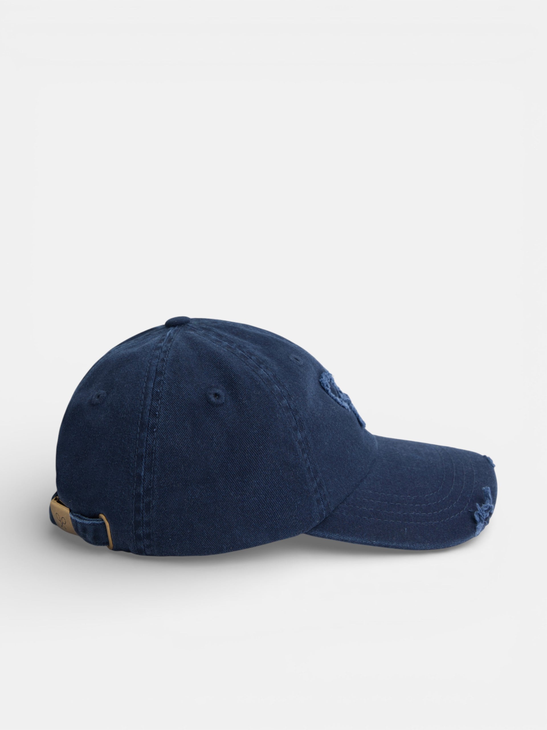 Gorra raqueta relieve azul marino