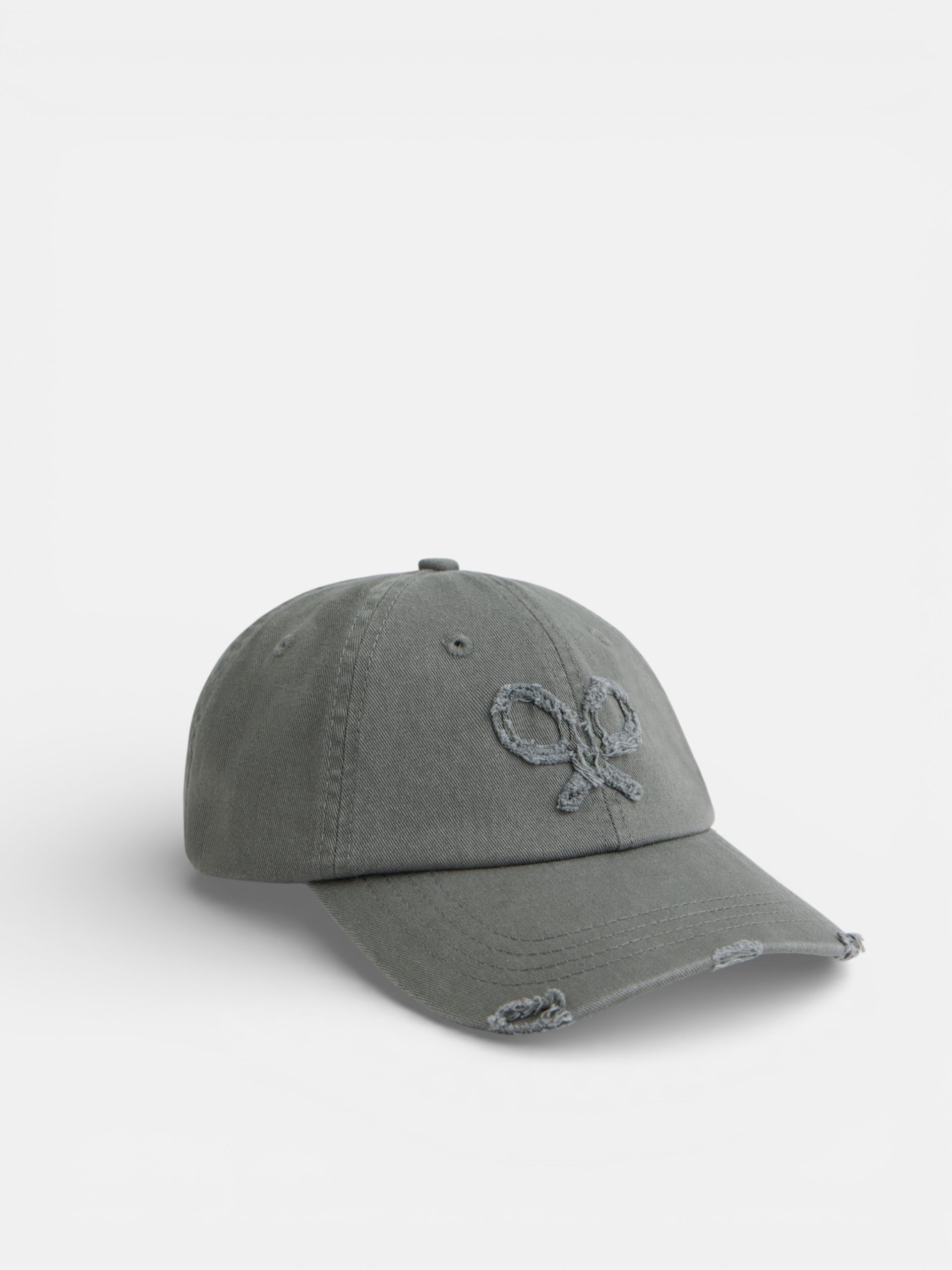 Gorra raqueta relieve verde