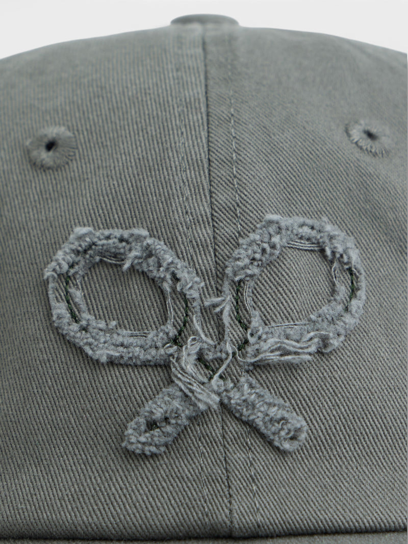 Gorra raqueta relieve verde