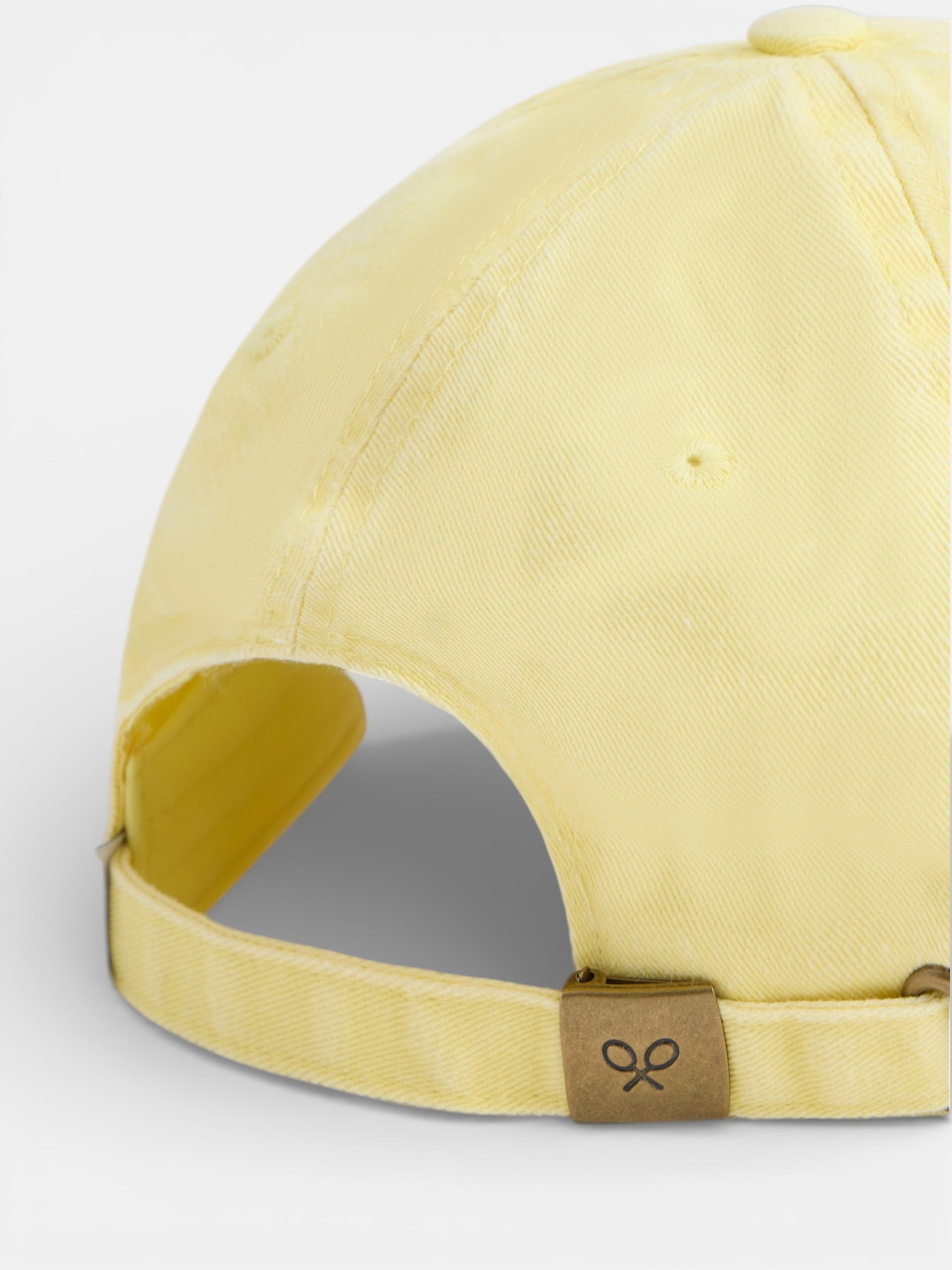 Yellow sunset denim cap