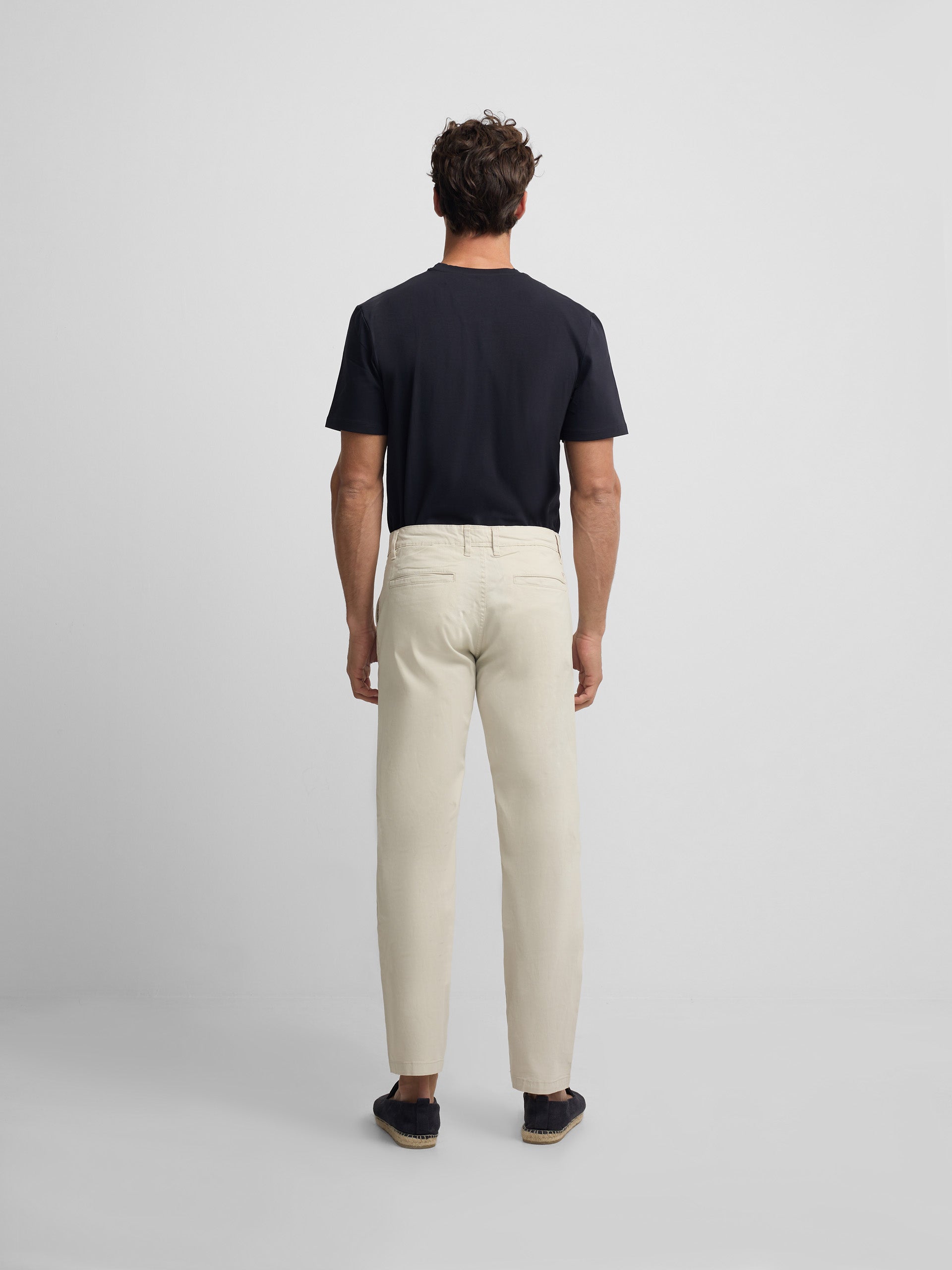 Camiseta slim fit business azul marino