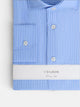 Blue medium stripe dress shirt