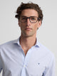 Classic blue striped sport shirt