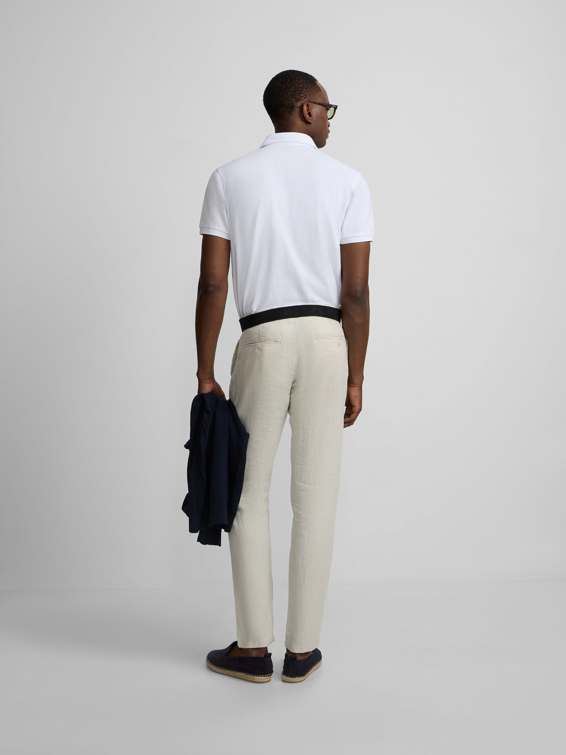 Polo manga corta suite blanco