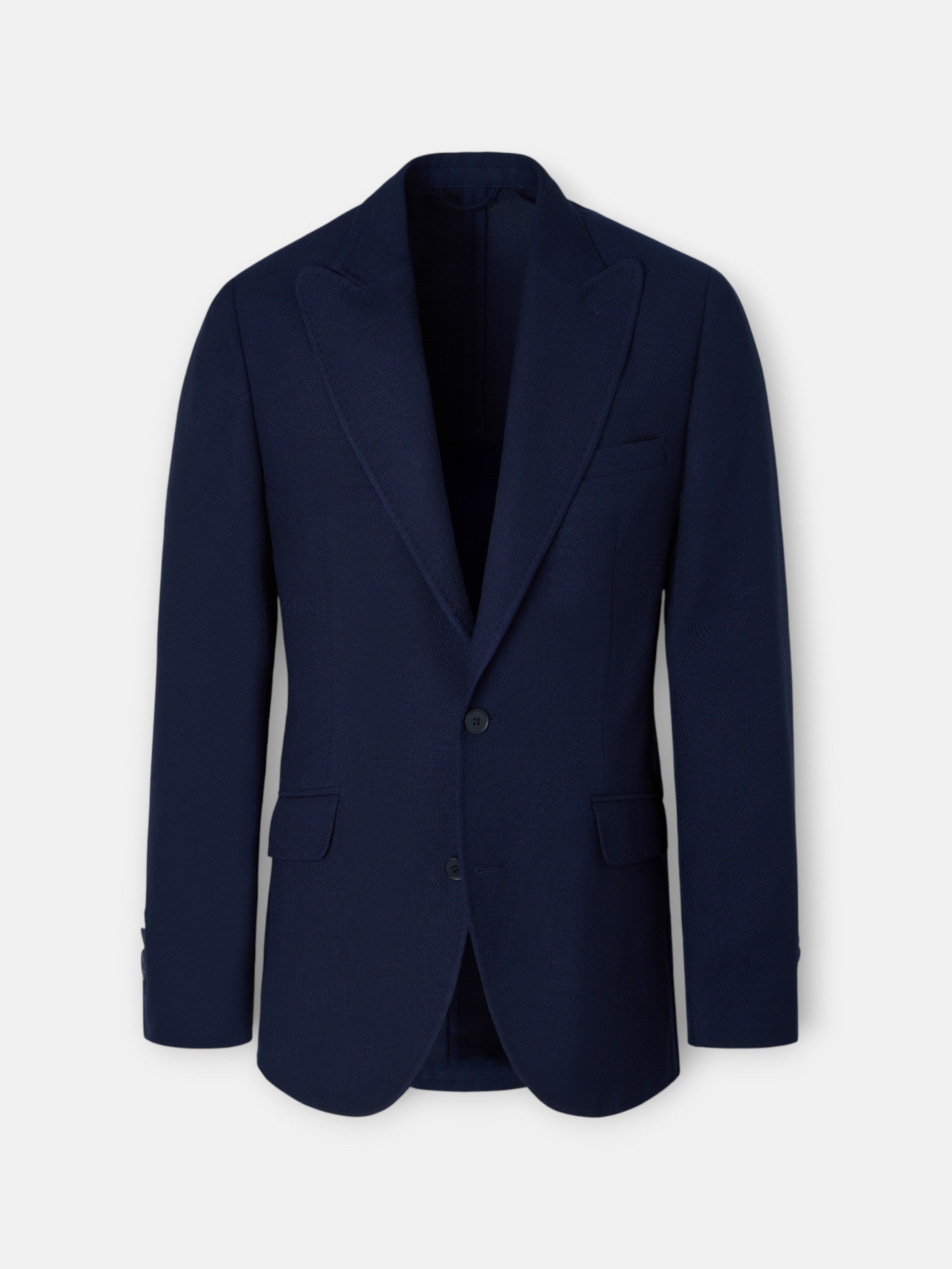 Veste structurée bleu marine