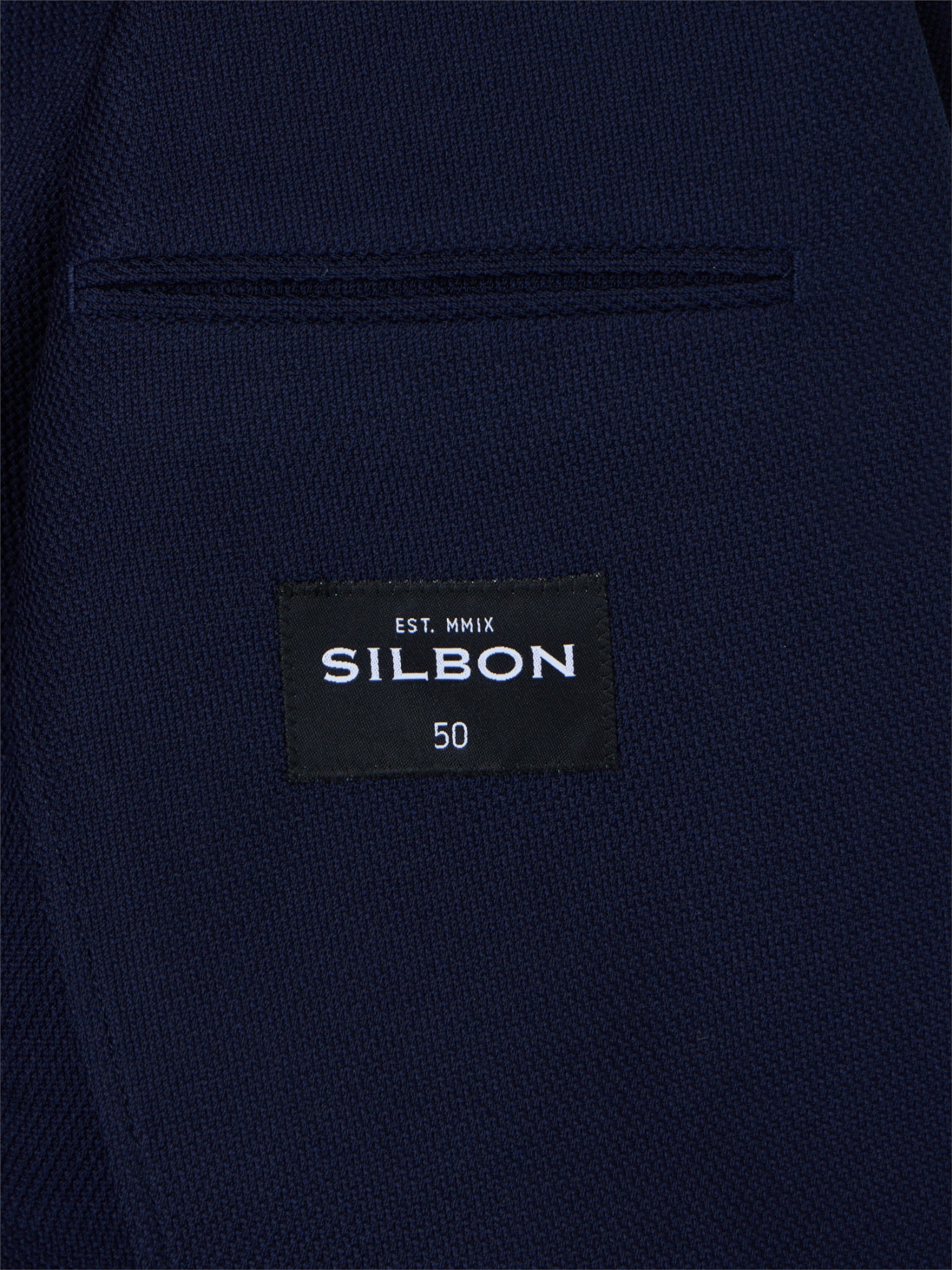 Veste structurée bleu marine