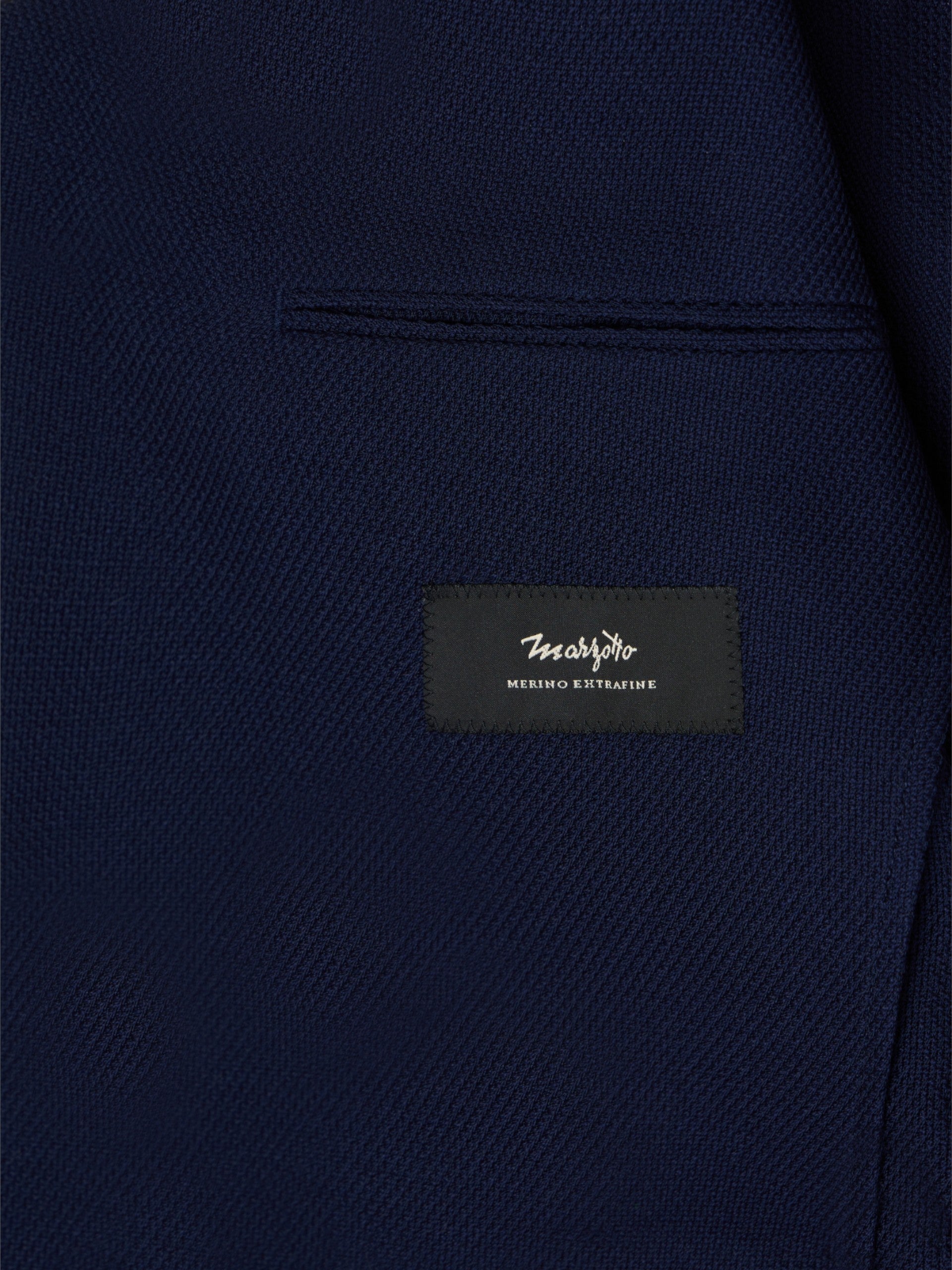 Veste structurée bleu marine
