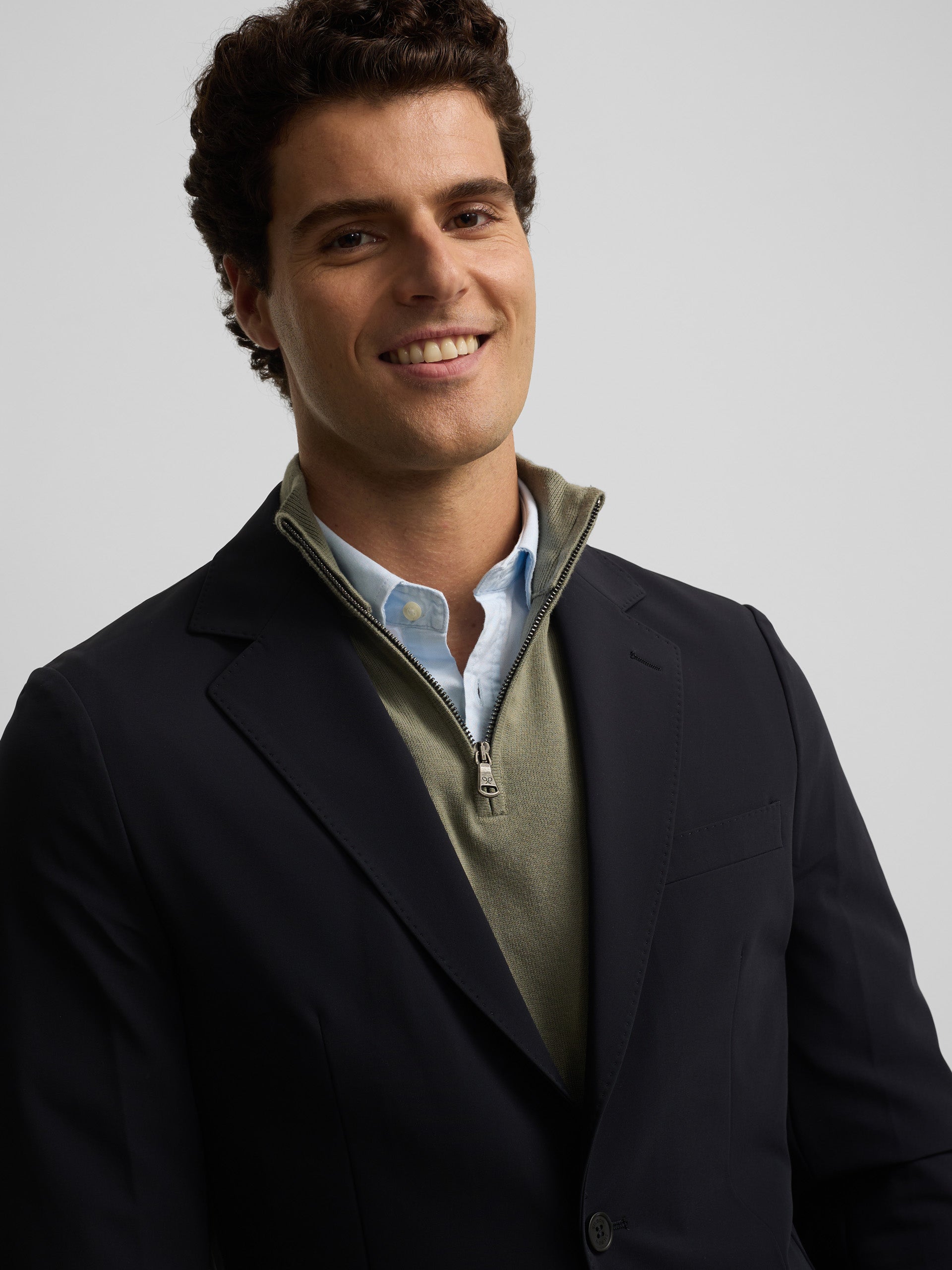 Veste technique bleu marine