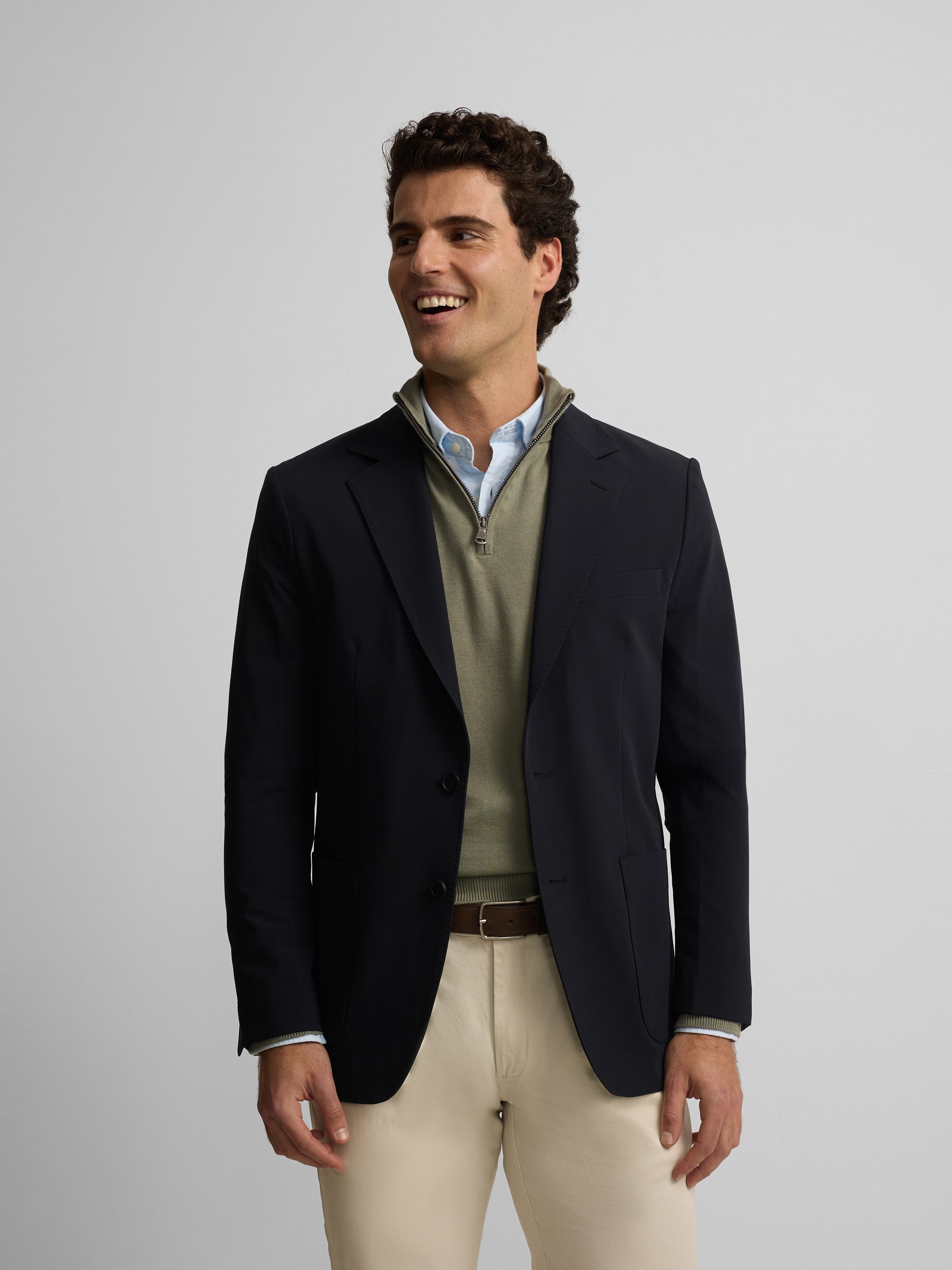 Veste technique bleu marine