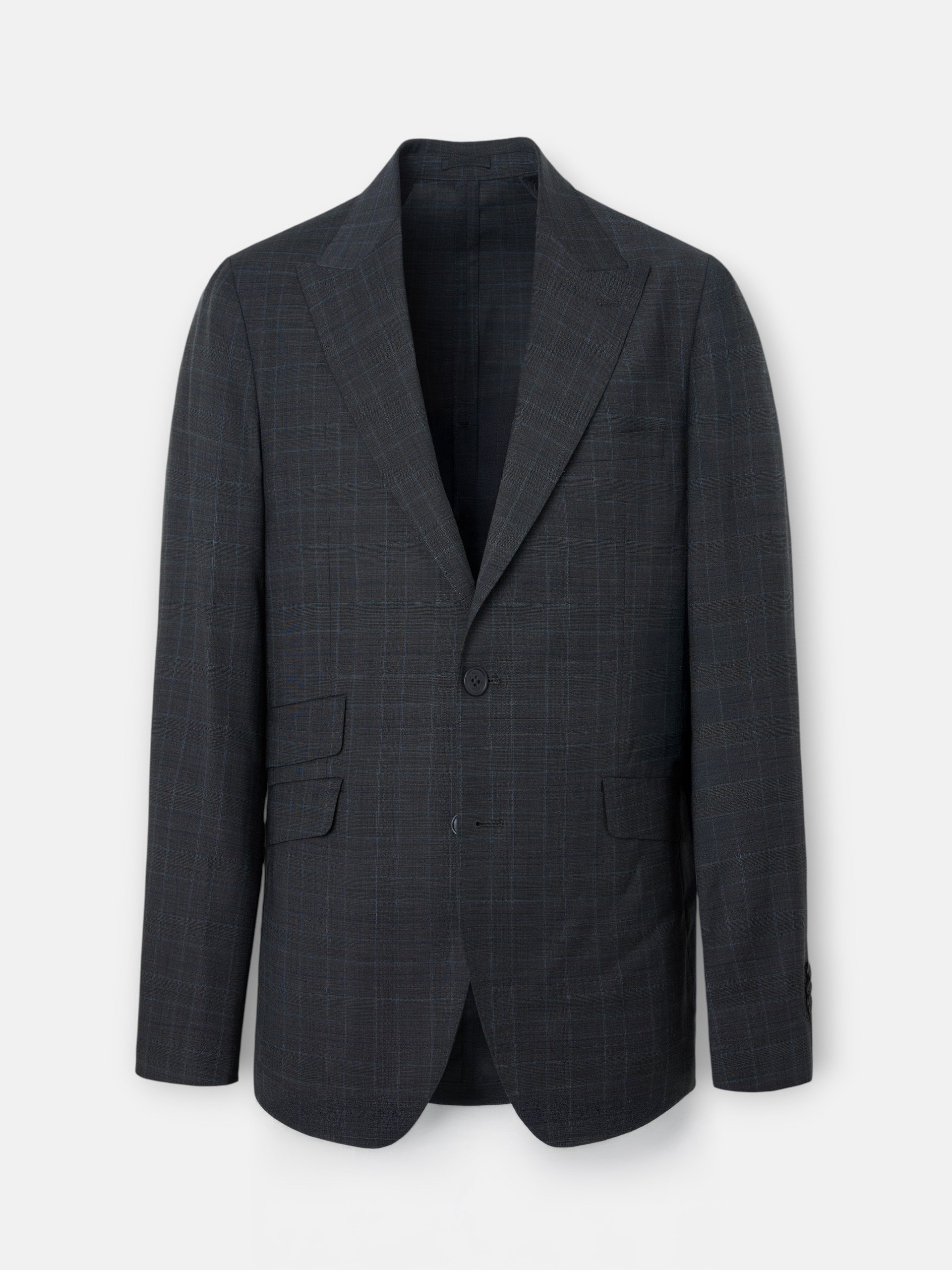 Americana traje principe de gales gris