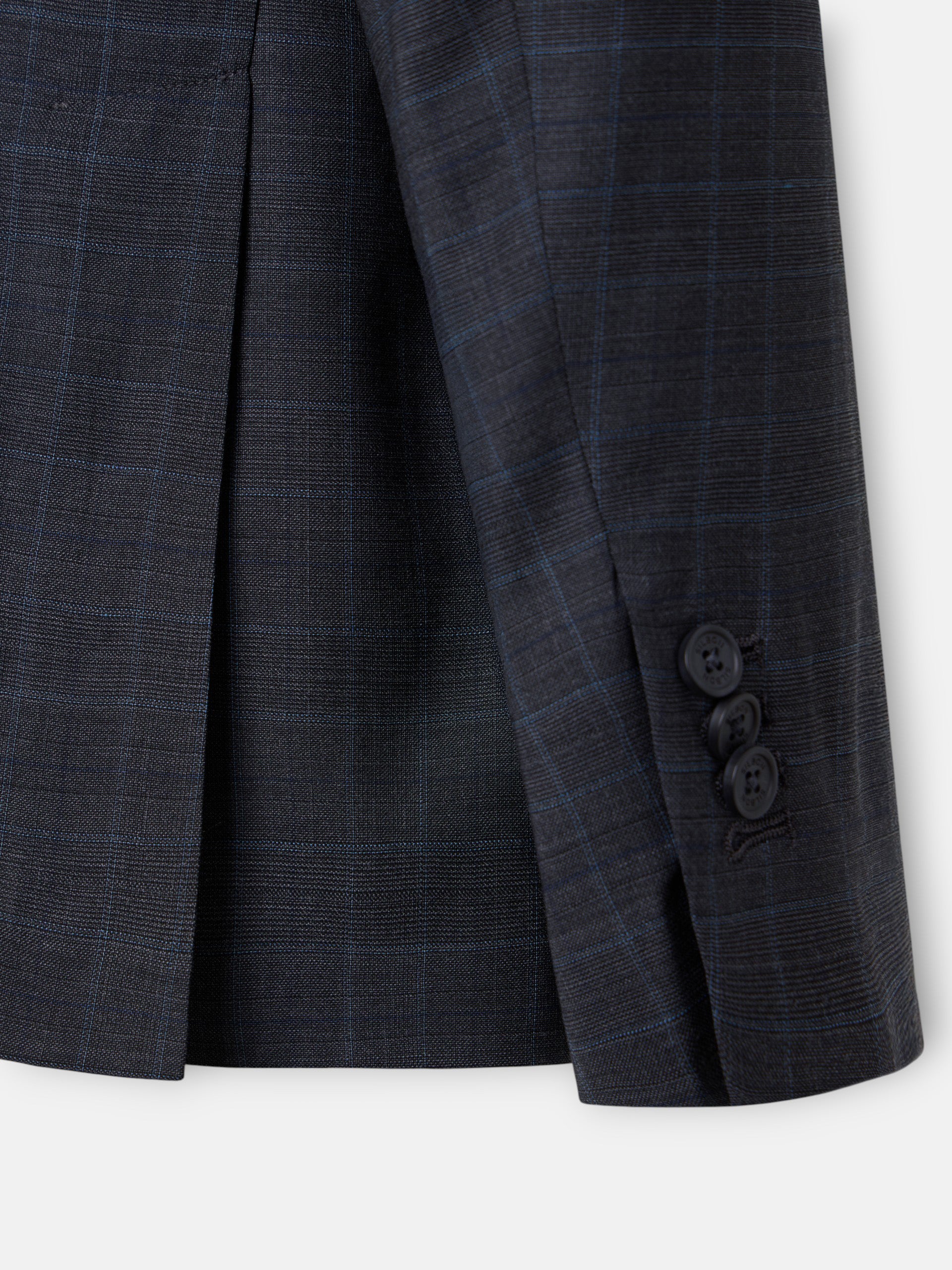 Americana traje principe de gales gris