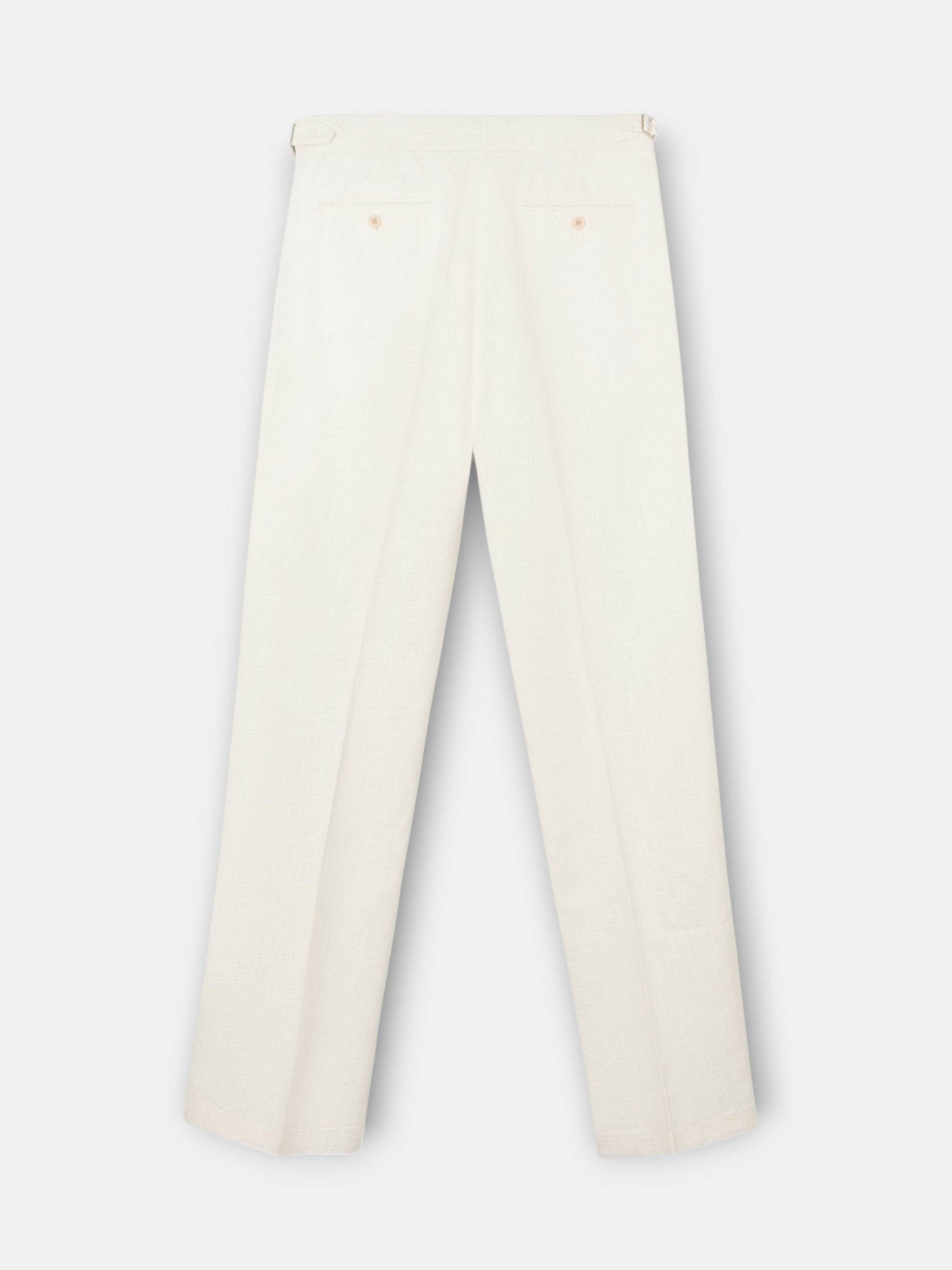 Pantalon unique pinzas beige