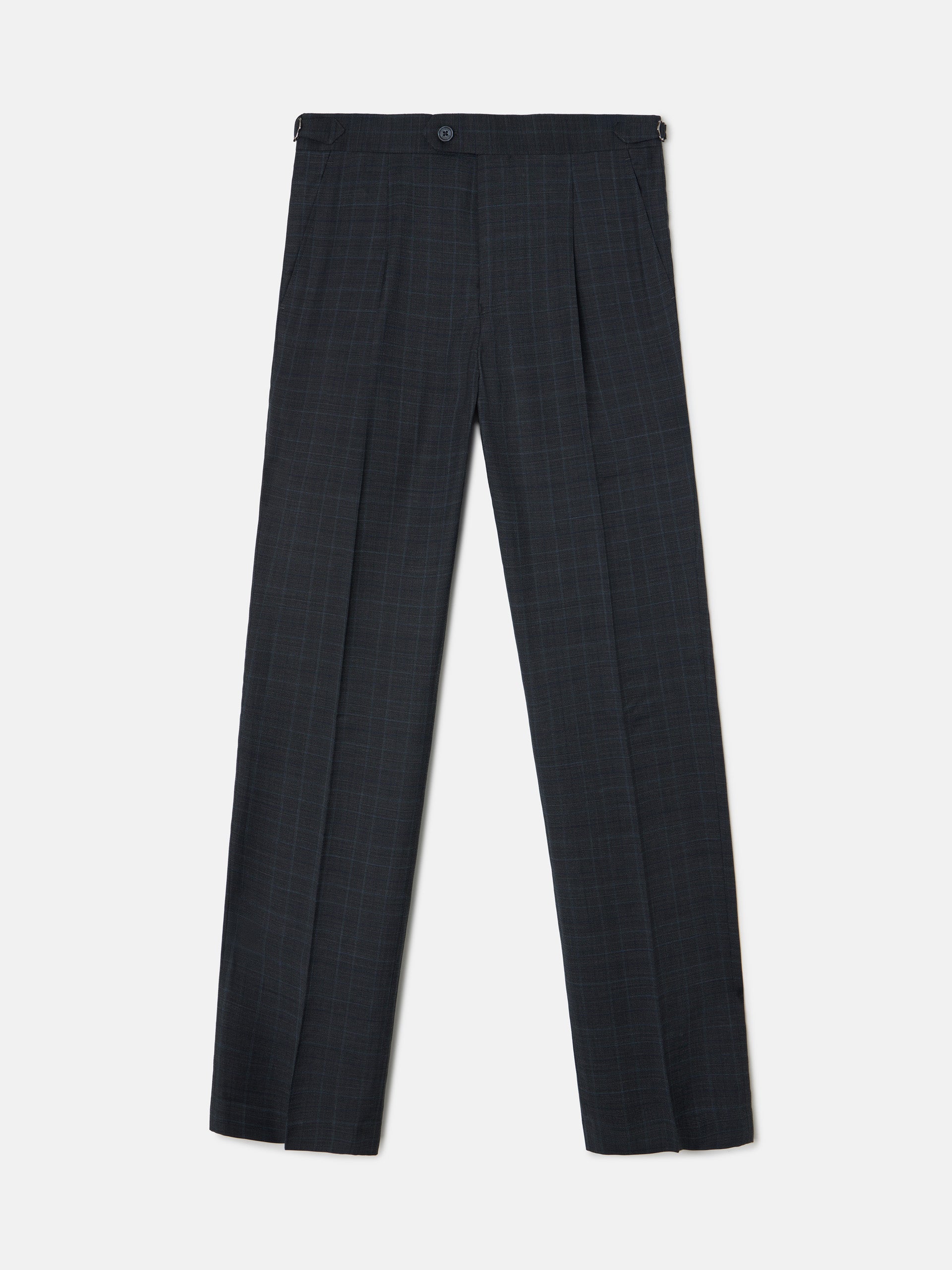Pantalon traje principe de gales gris