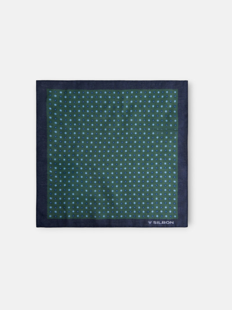Green polka dot handkerchief
