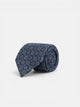 Corbata geometrica mini figuras azul
