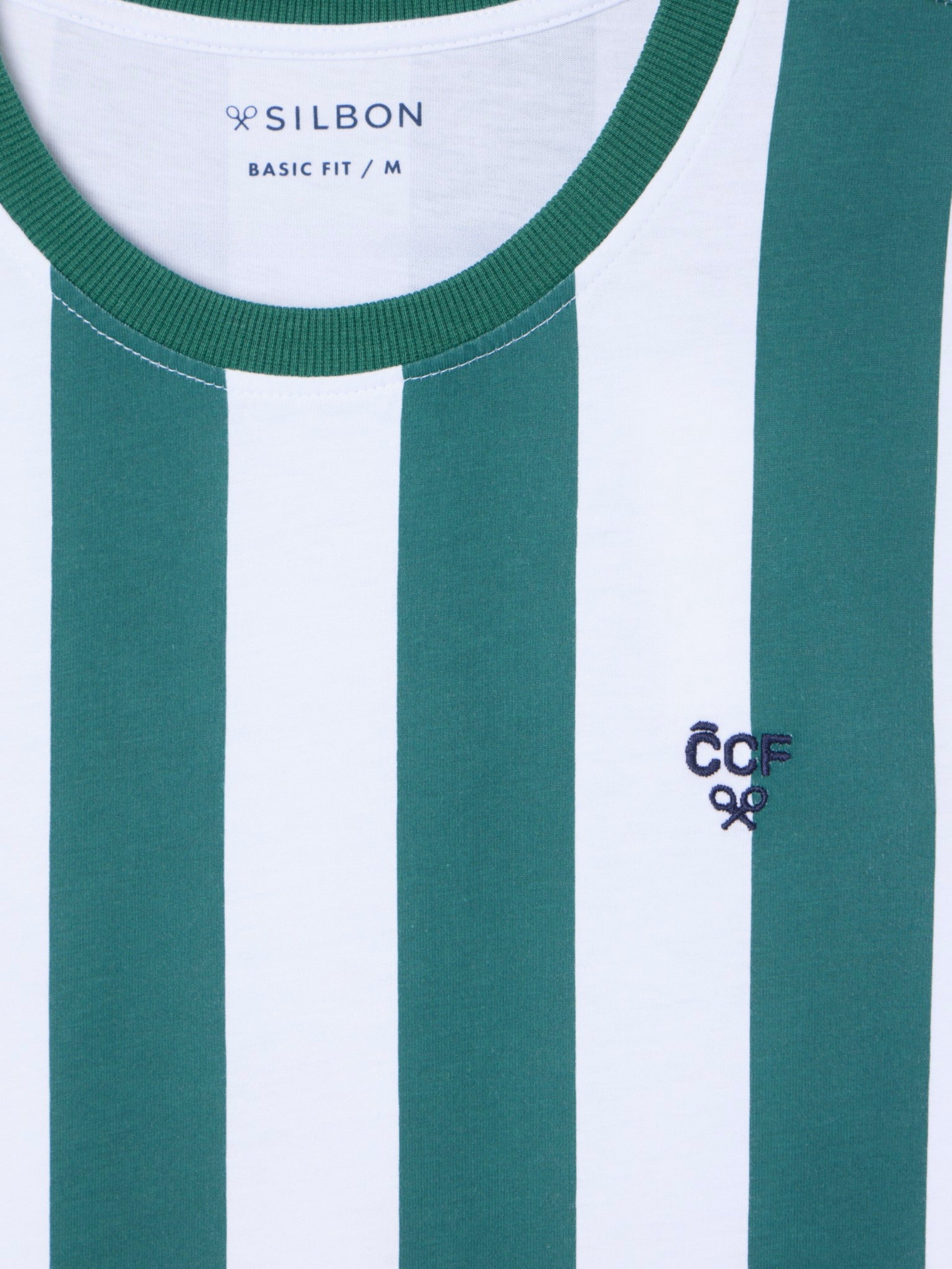 Camiseta silbon CCF franjas