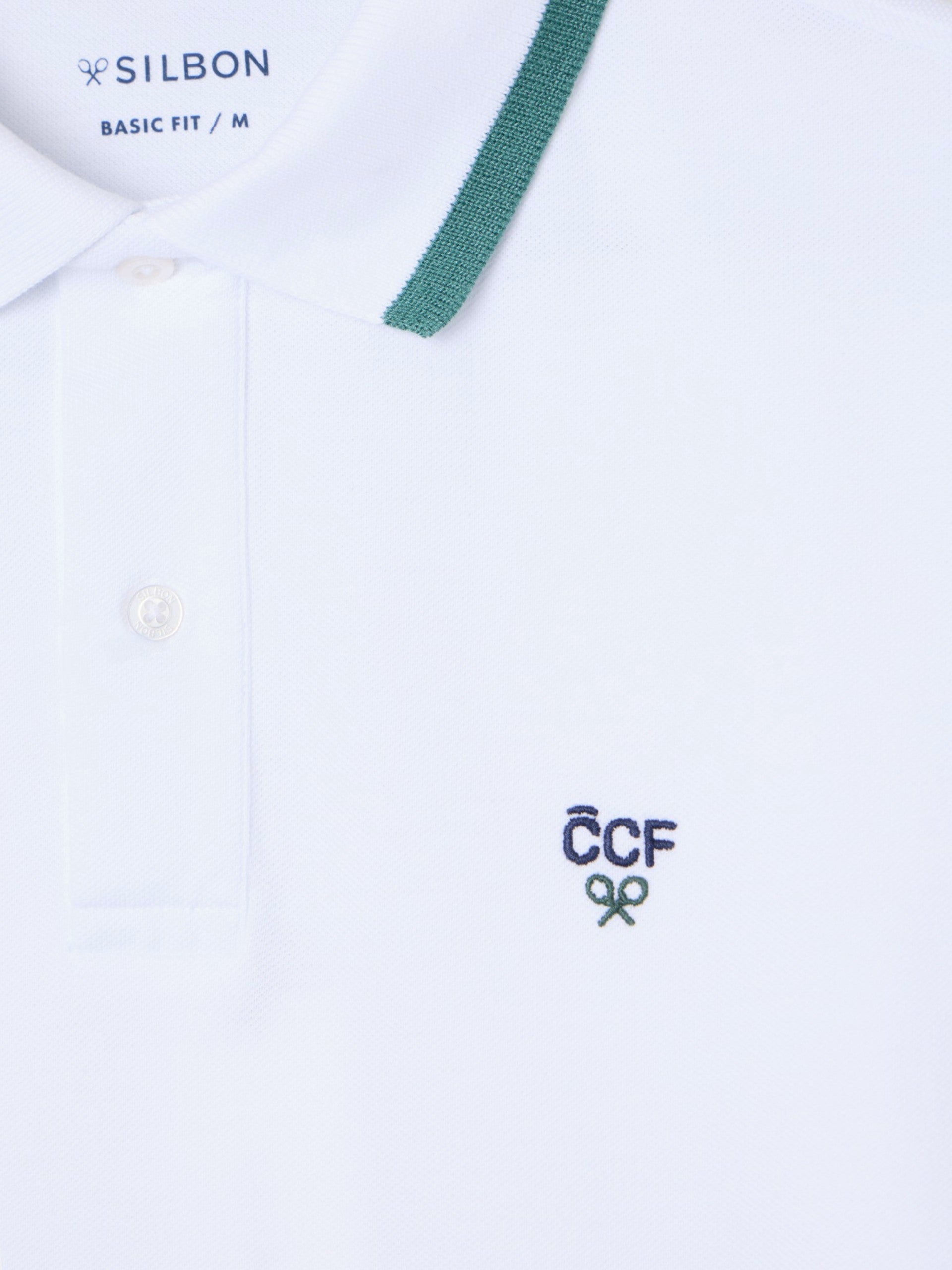 Polo silbon CCF blanco