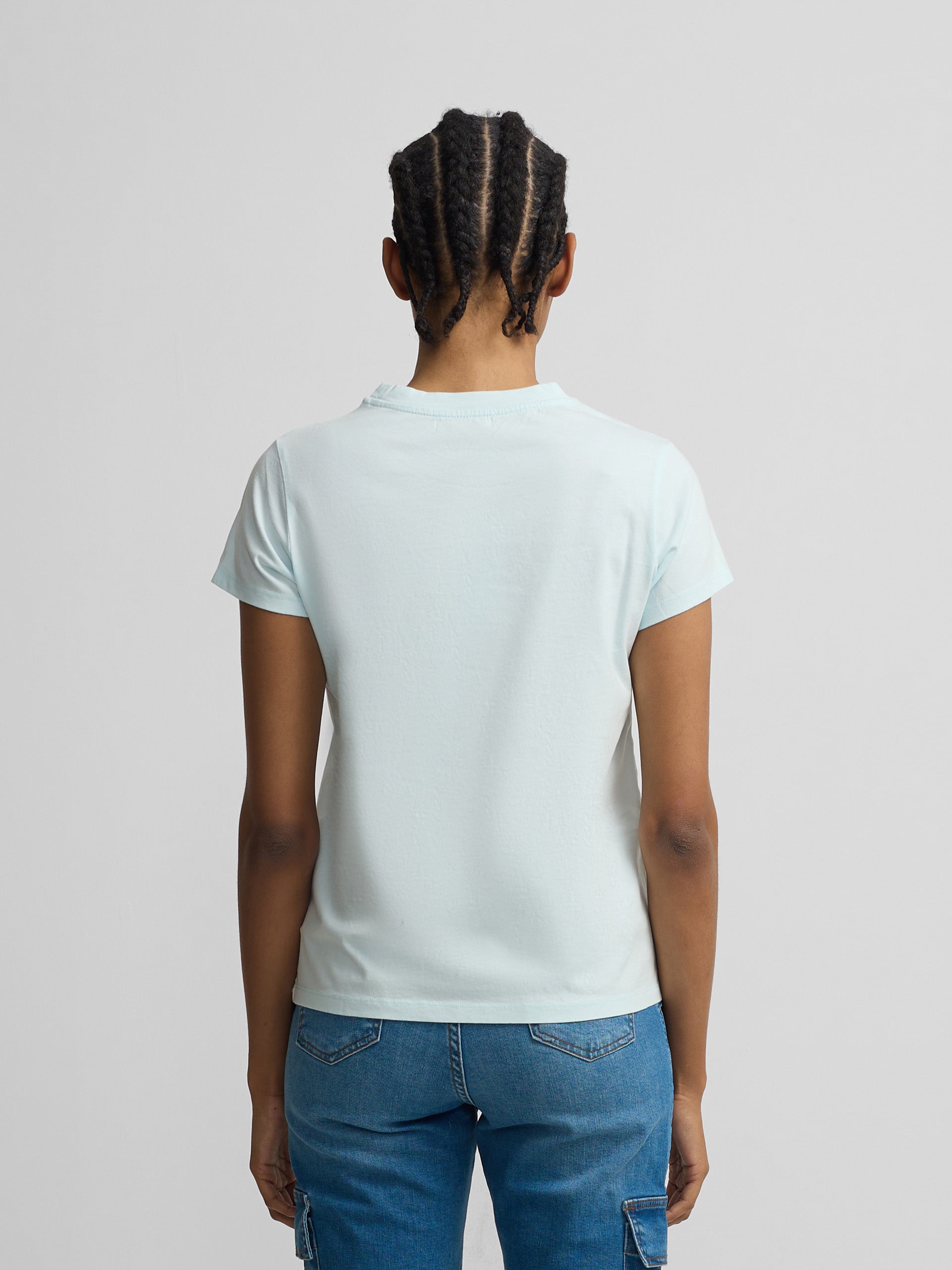 Camiseta woman clasica raqueta verde