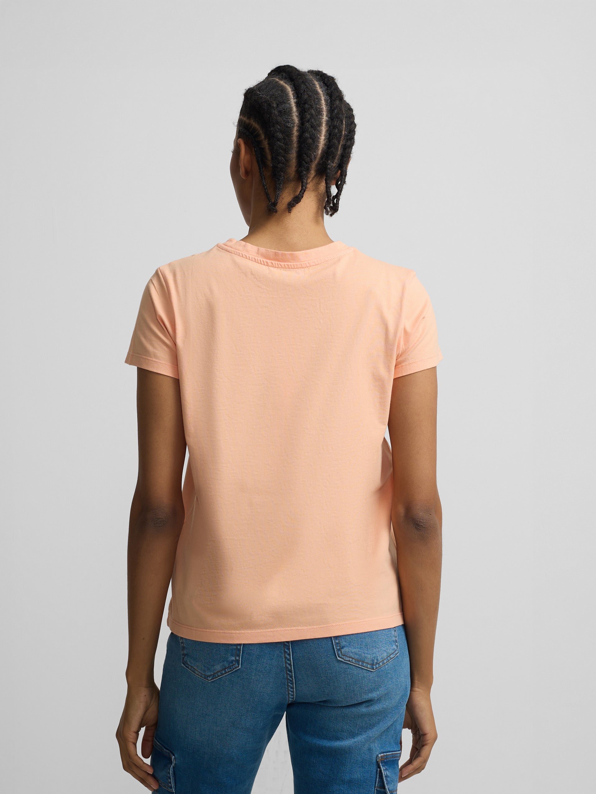T-shirt femme classique orange