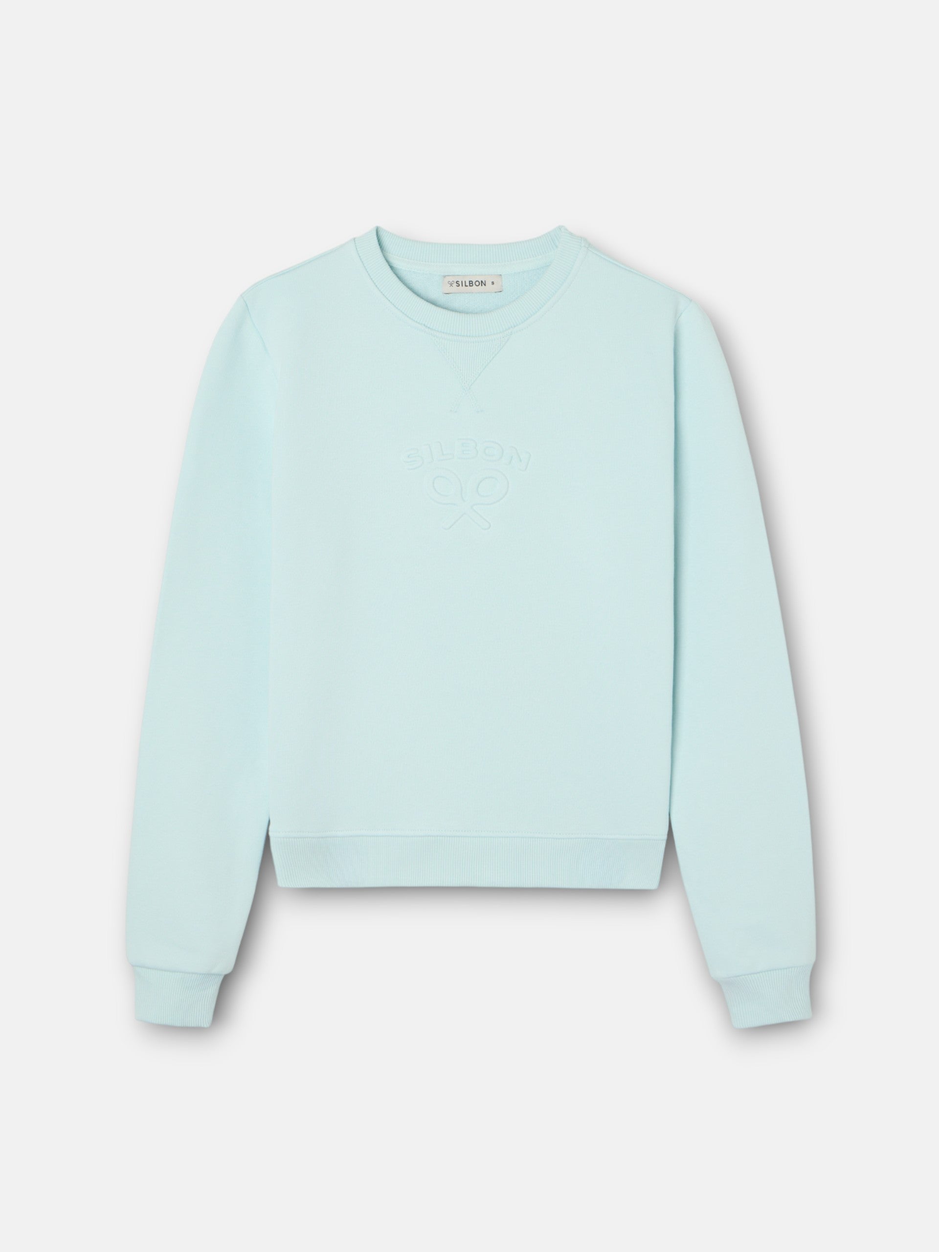 Women's classic Silbon light blue sweatshirt
