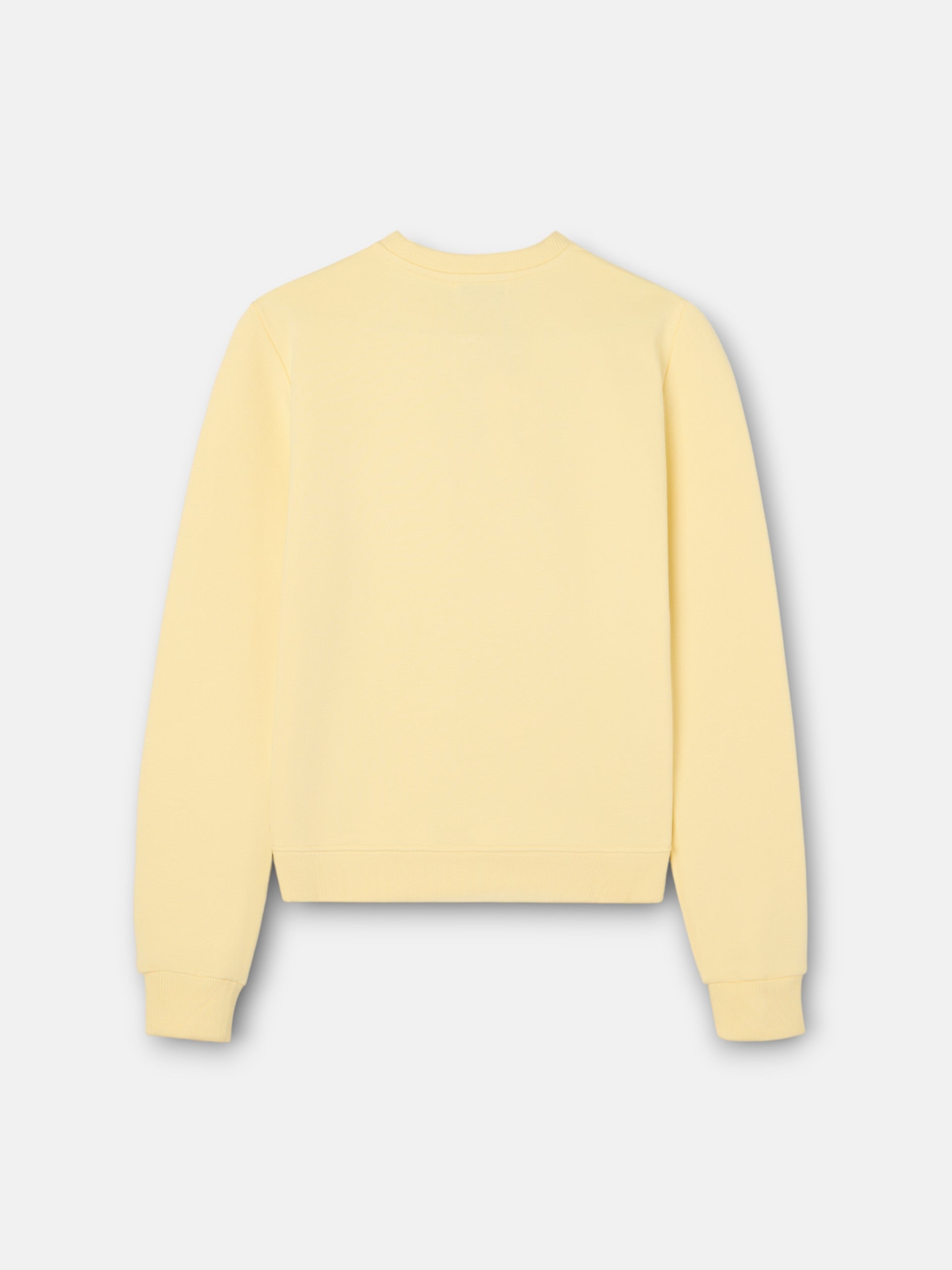 Sweat-shirt femme Silbon classique jaune