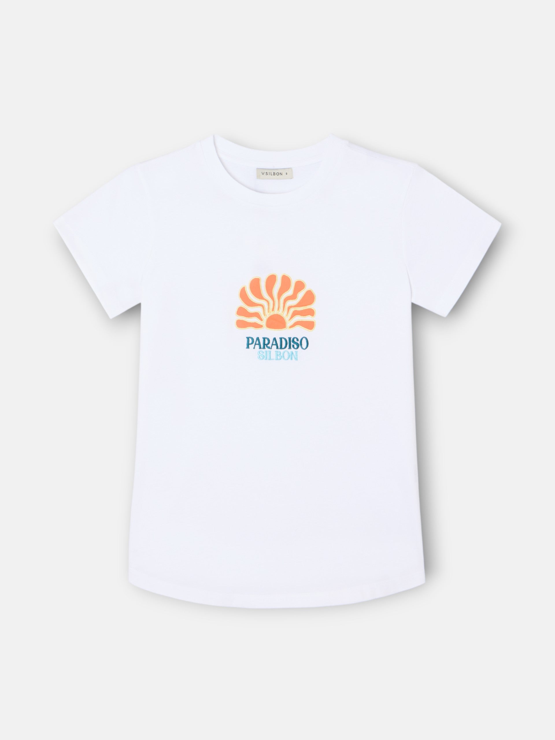 Camiseta woman paradiso blanca