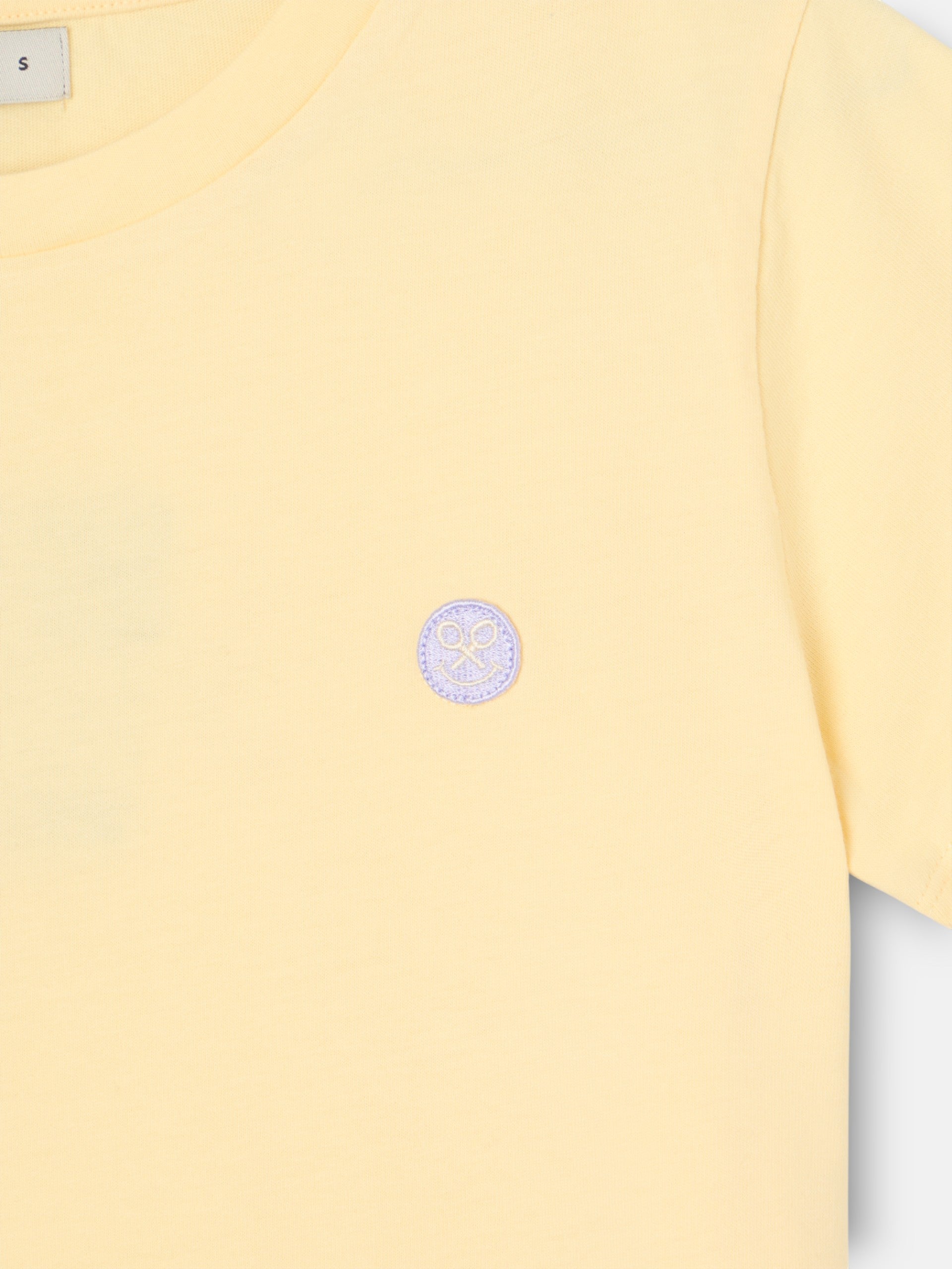 Camiseta woman silbon smile amarilla