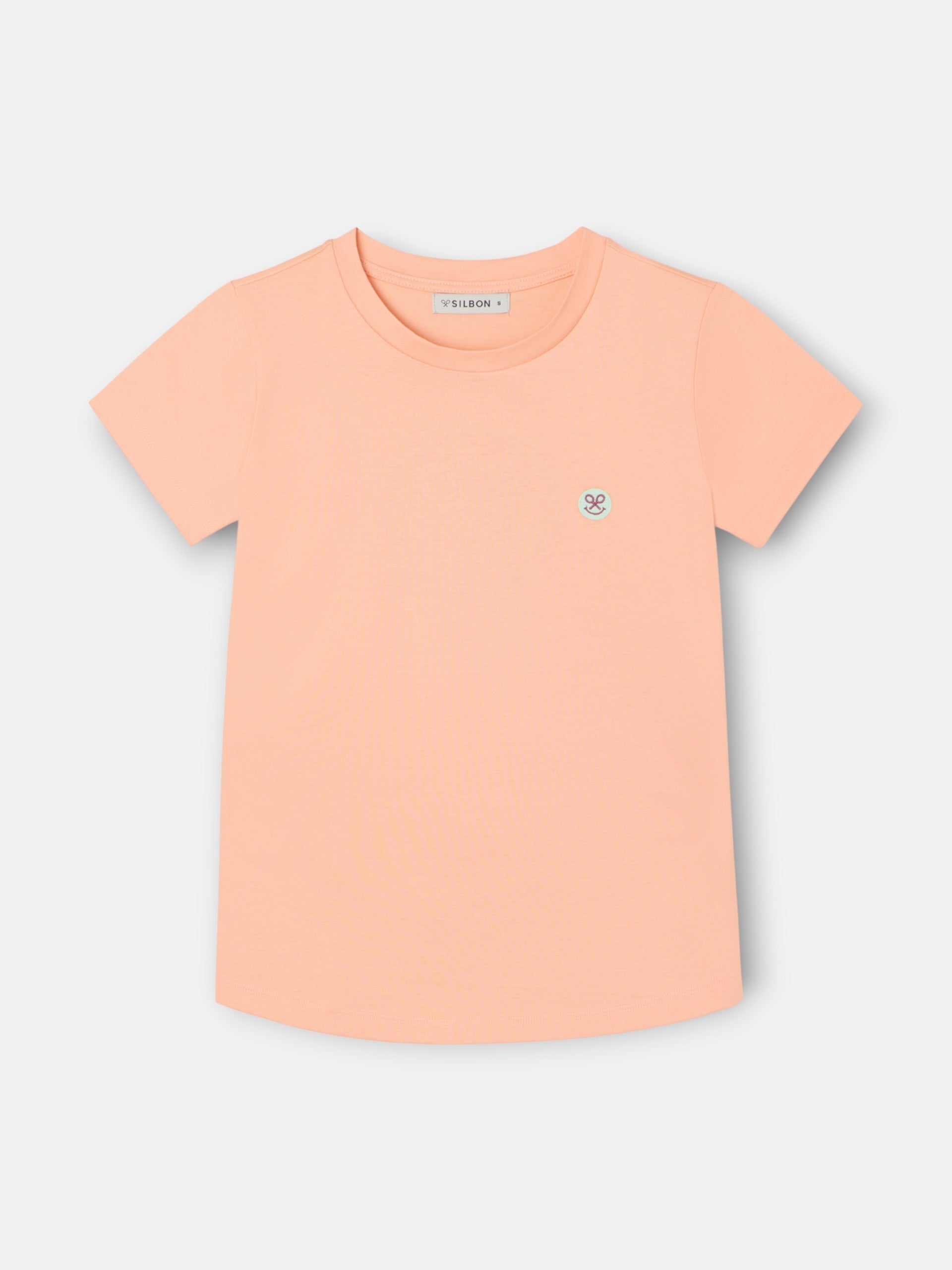 Camiseta woman smile estampado naranja