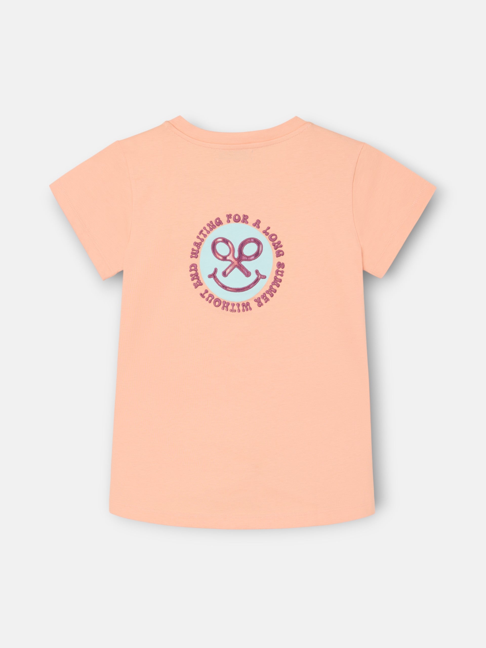 Camiseta woman smile estampado naranja