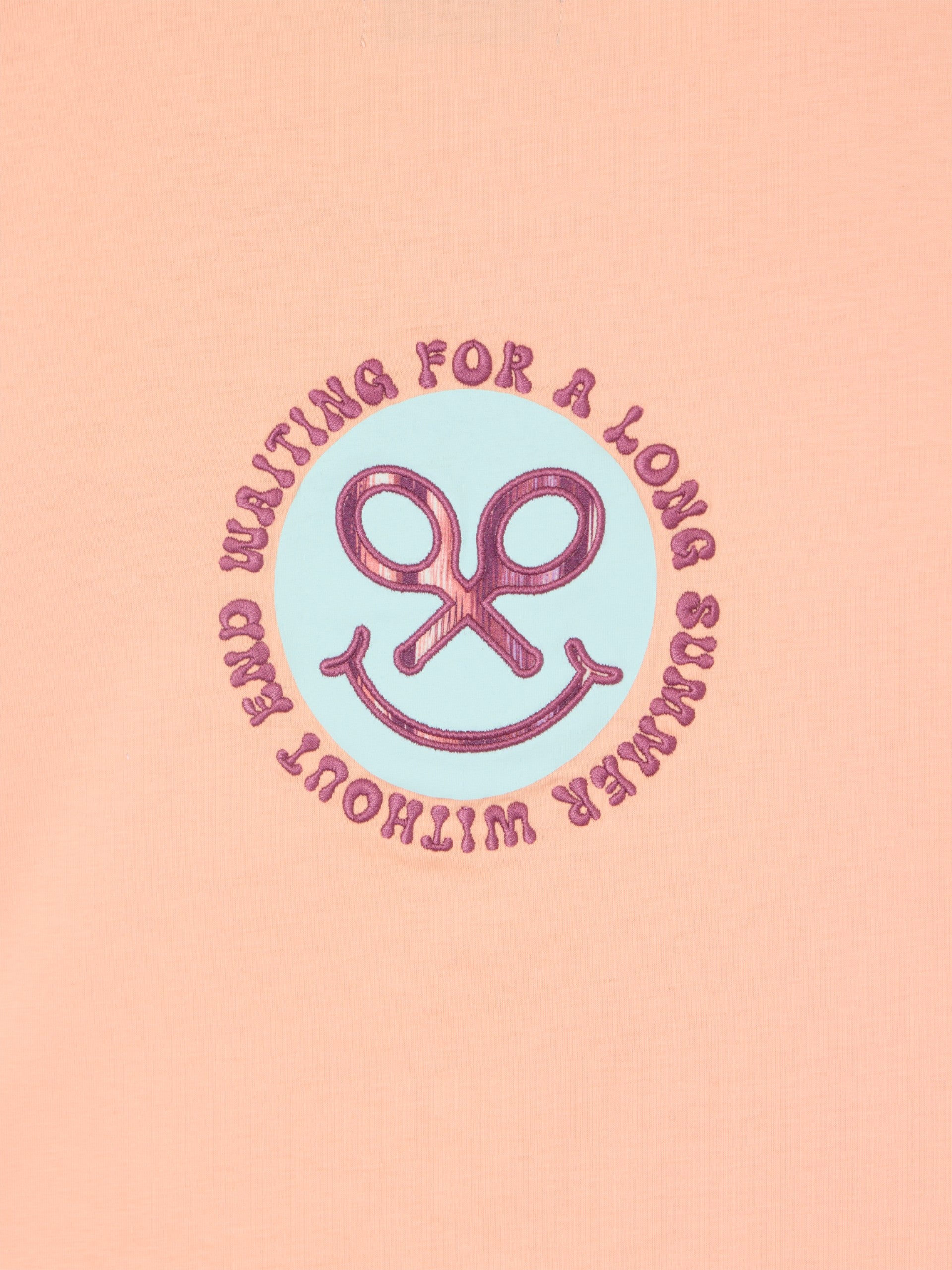 Camiseta woman smile estampado naranja