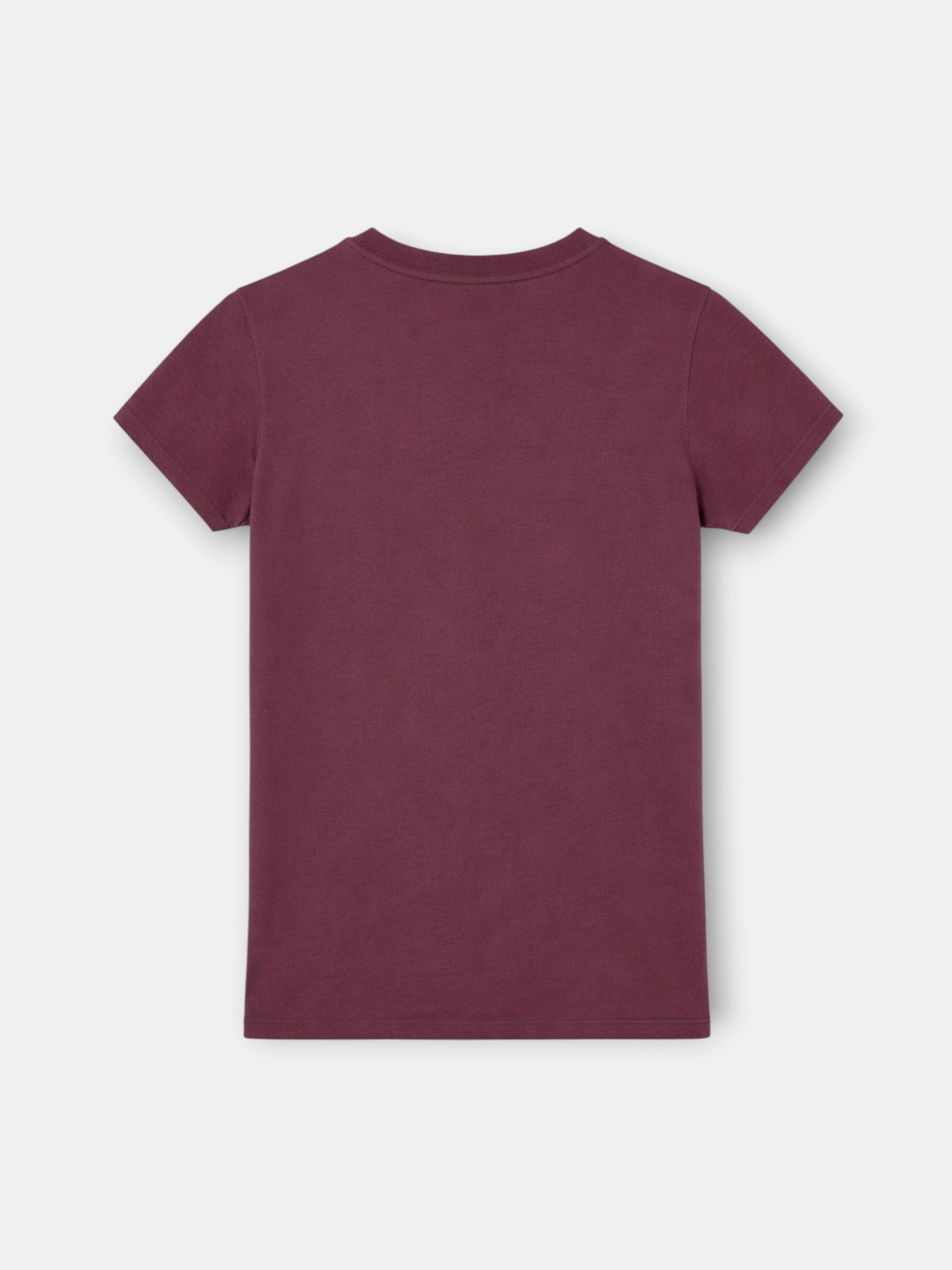 Camiseta woman silbon garabateado morada
