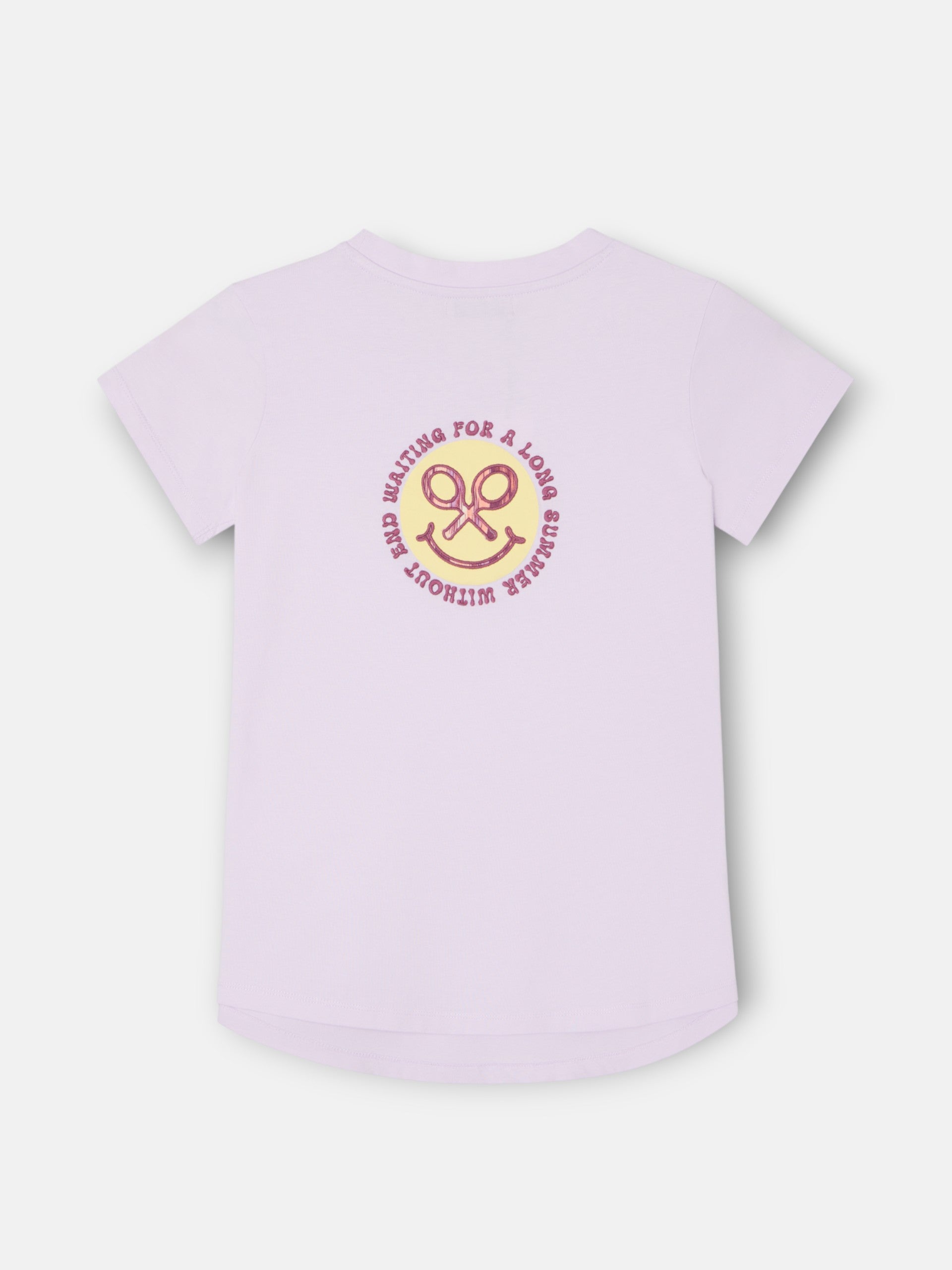 Camiseta woman smile estampado morada