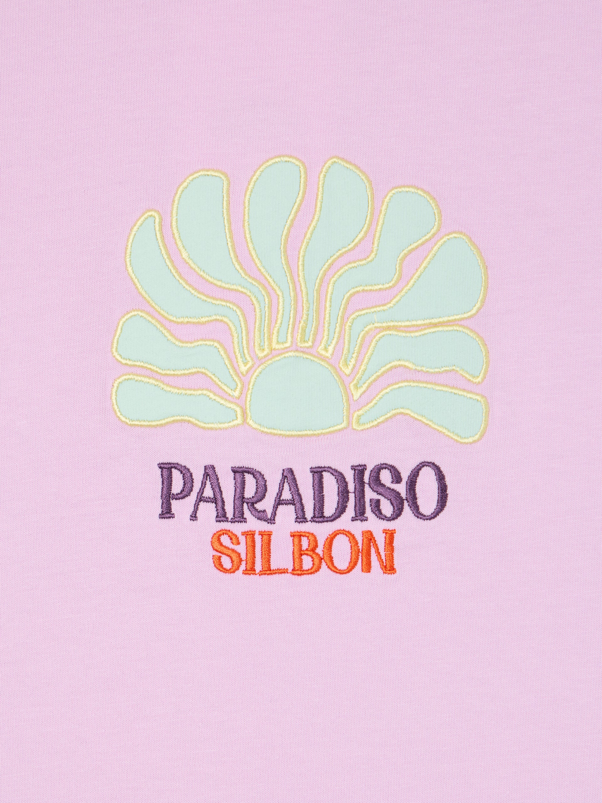 Camiseta woman paradiso morada