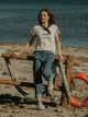 Pantalon cargo denim