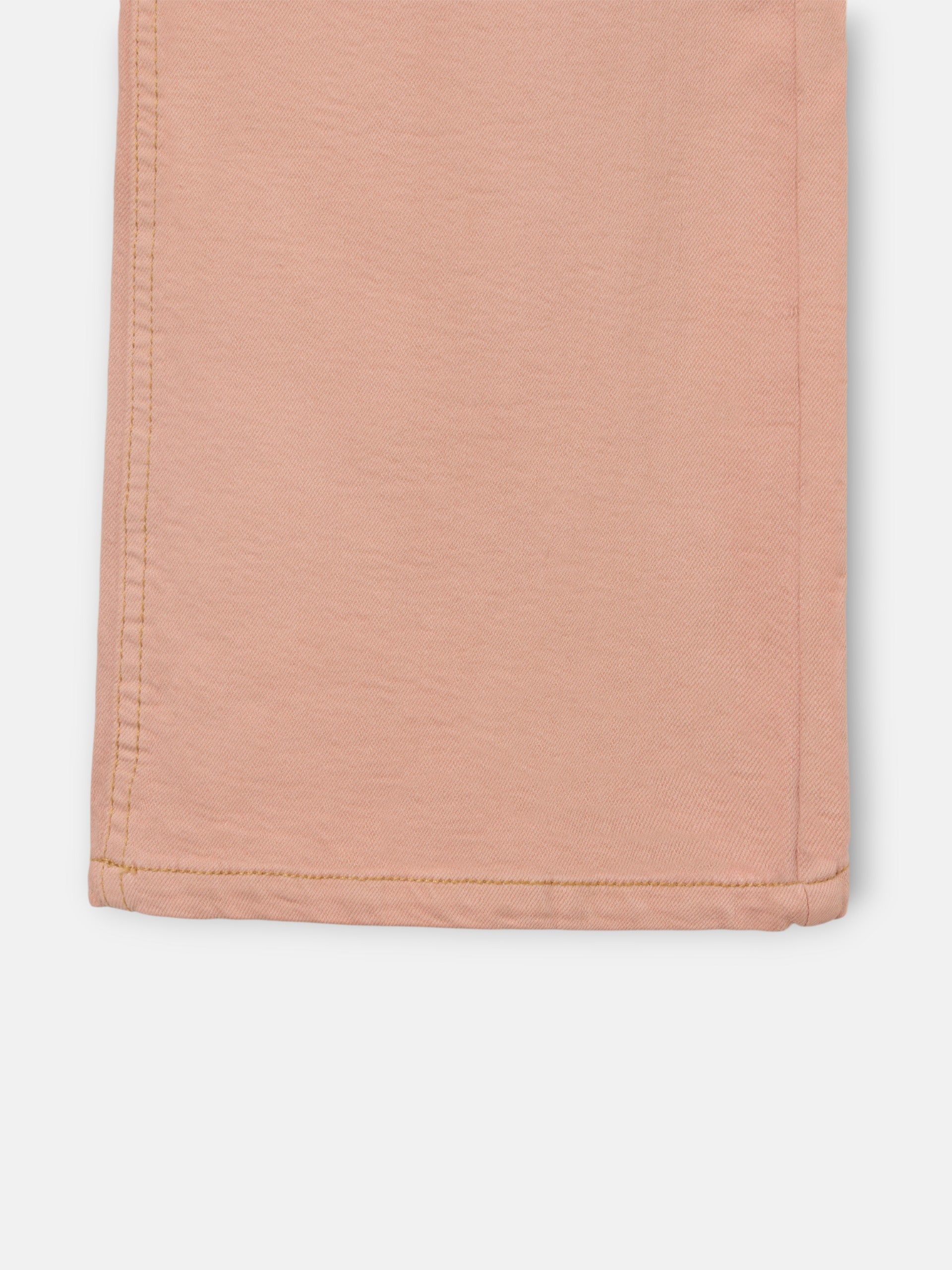 Pantalon denim hebillas coral