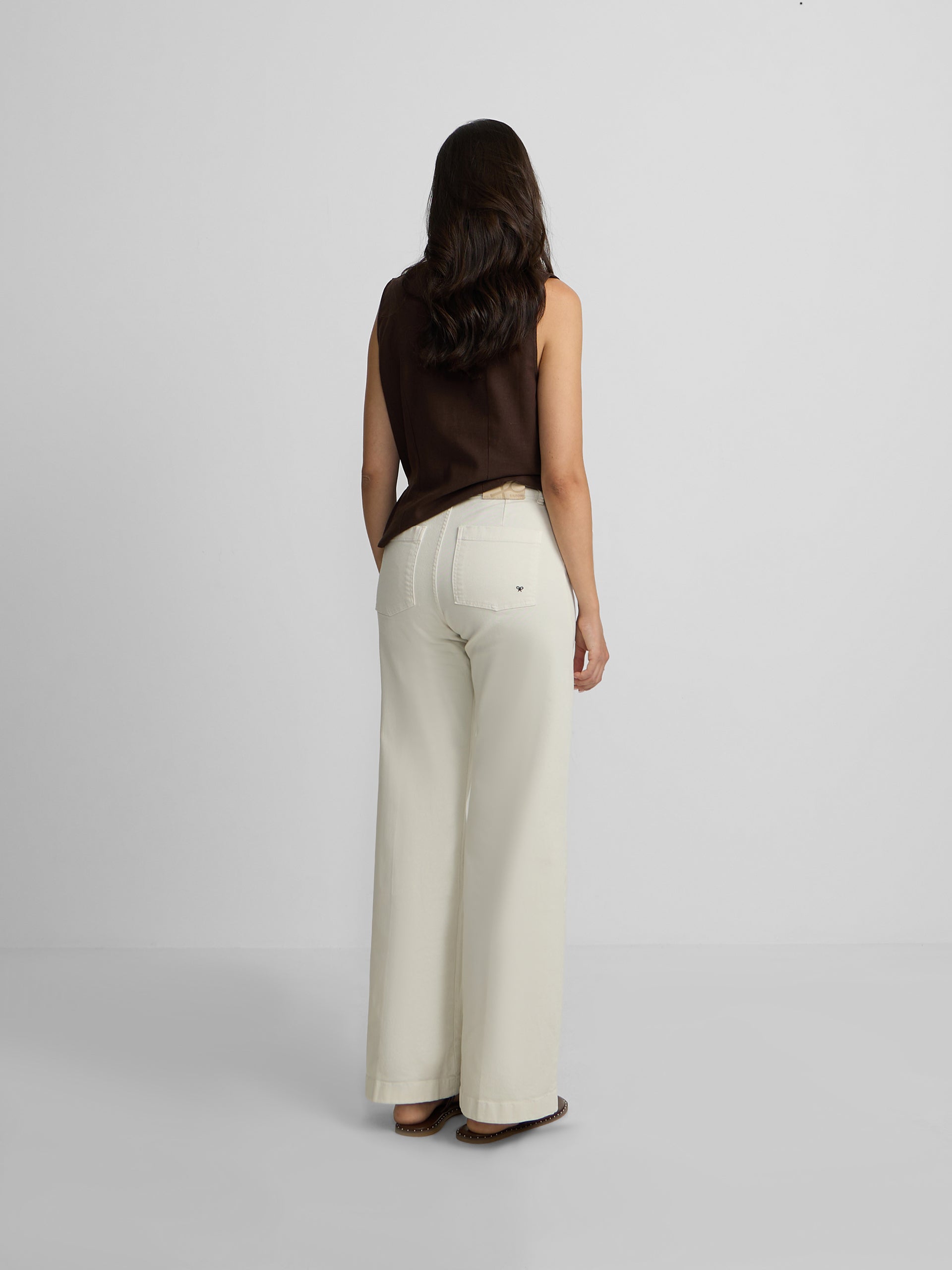 Pantalon en denim brut