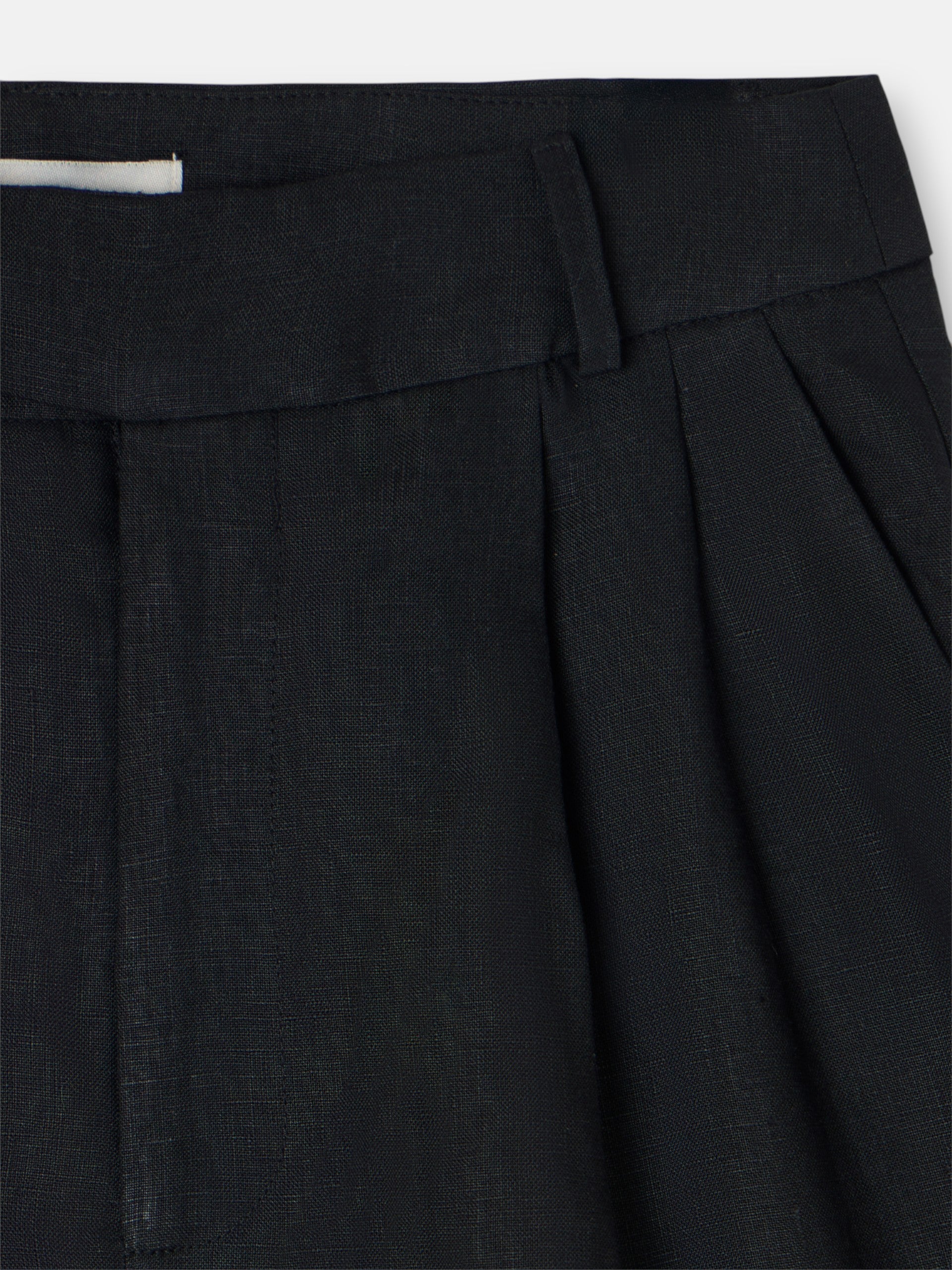Pantalon lino negro