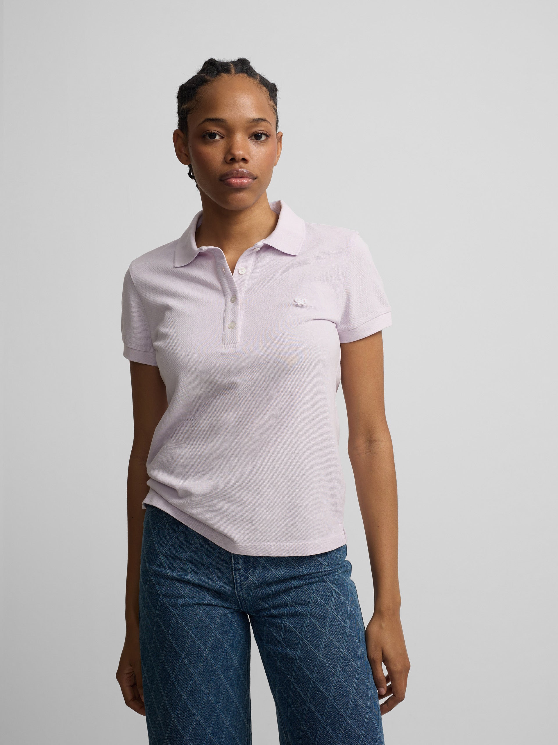 Polo woman clasico lila
