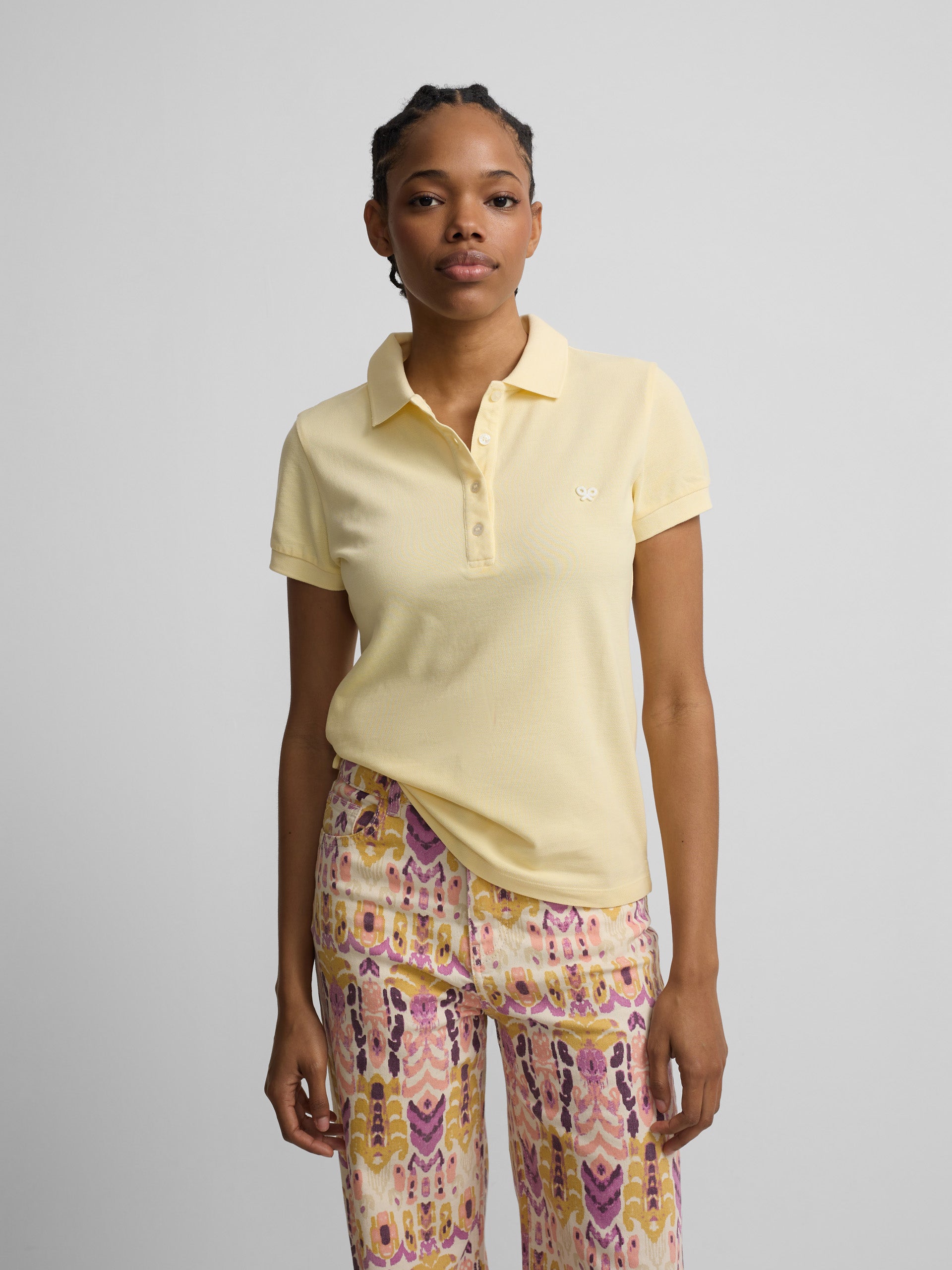 Polo woman clasico amarillo