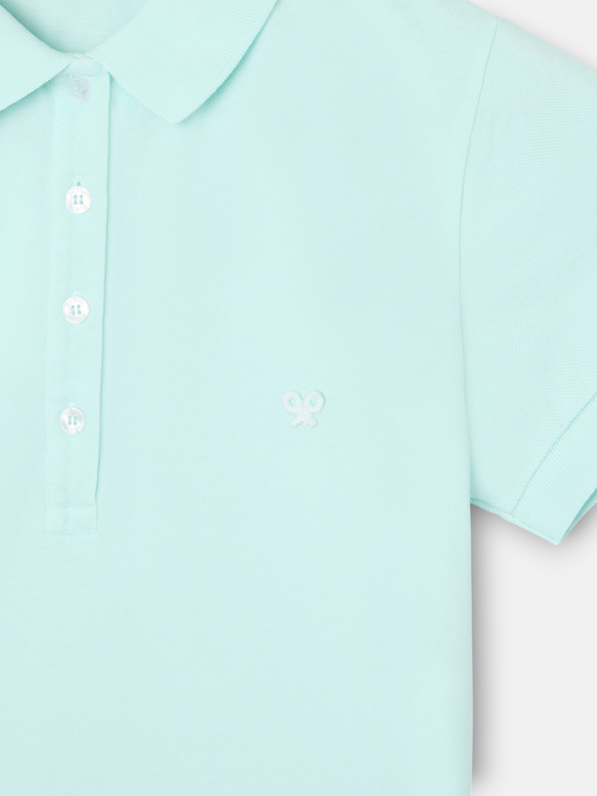 Polo woman clasico verde agua