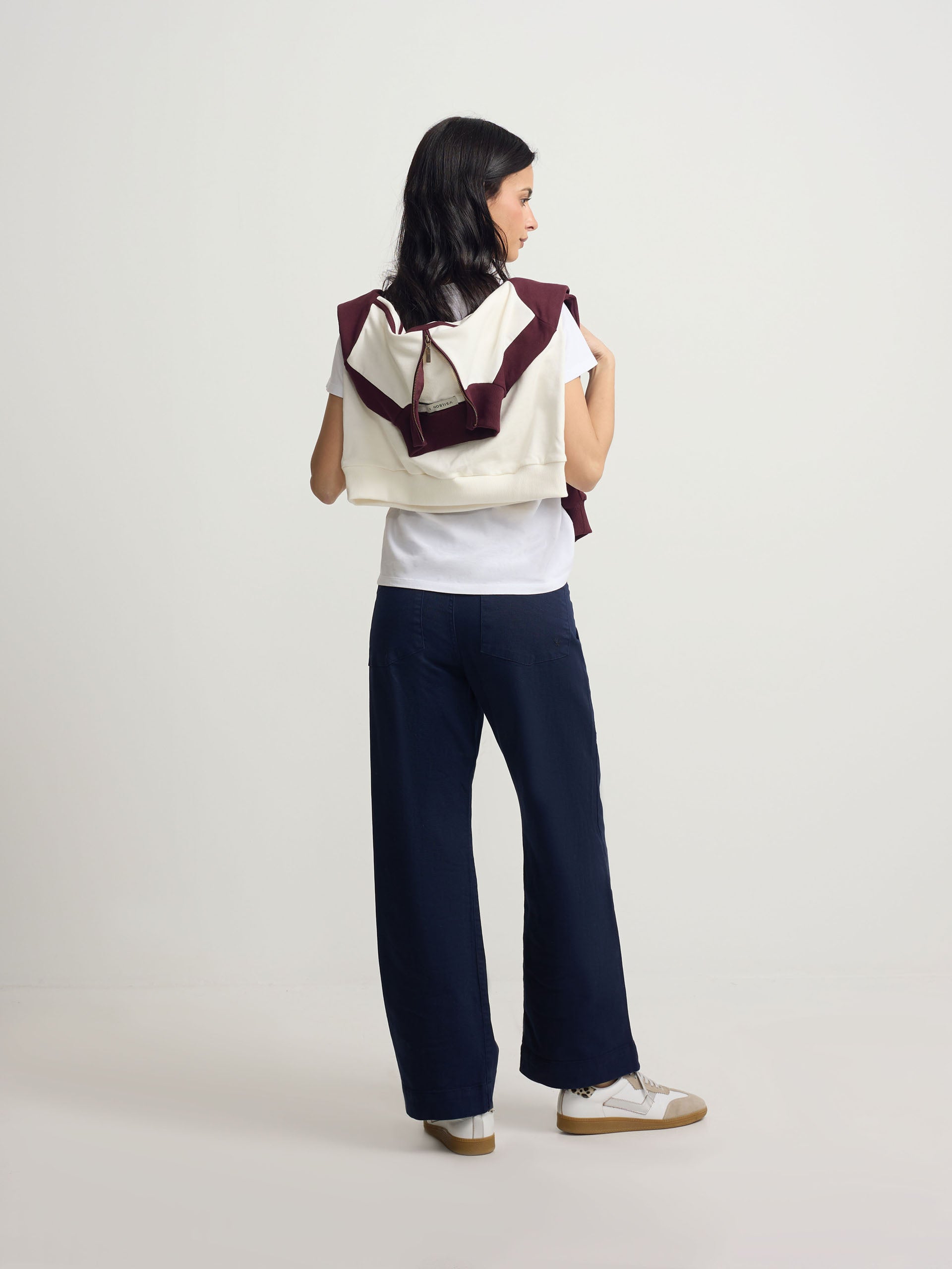 Sudadera woman cremallera silbon granate