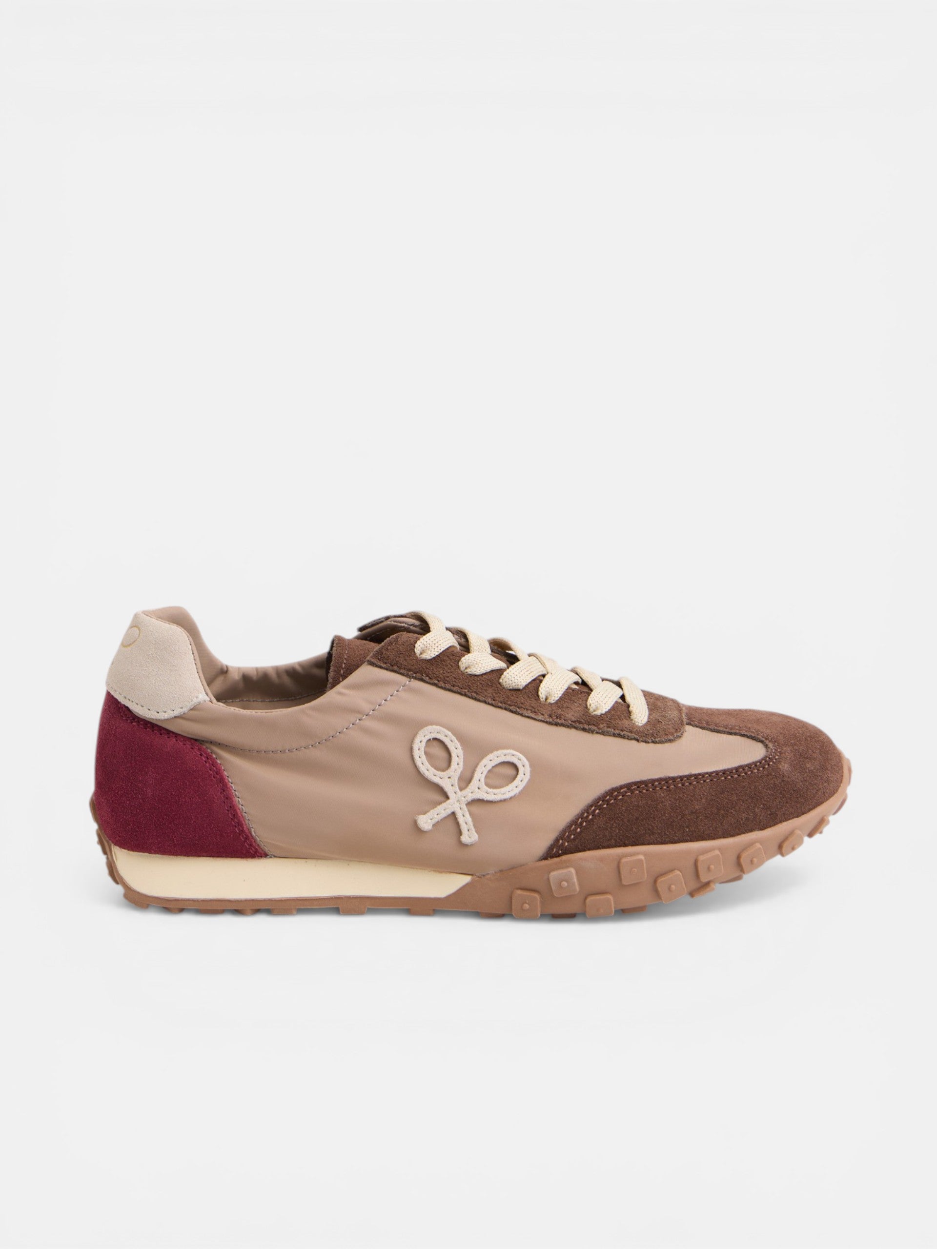 Baskets de course marron