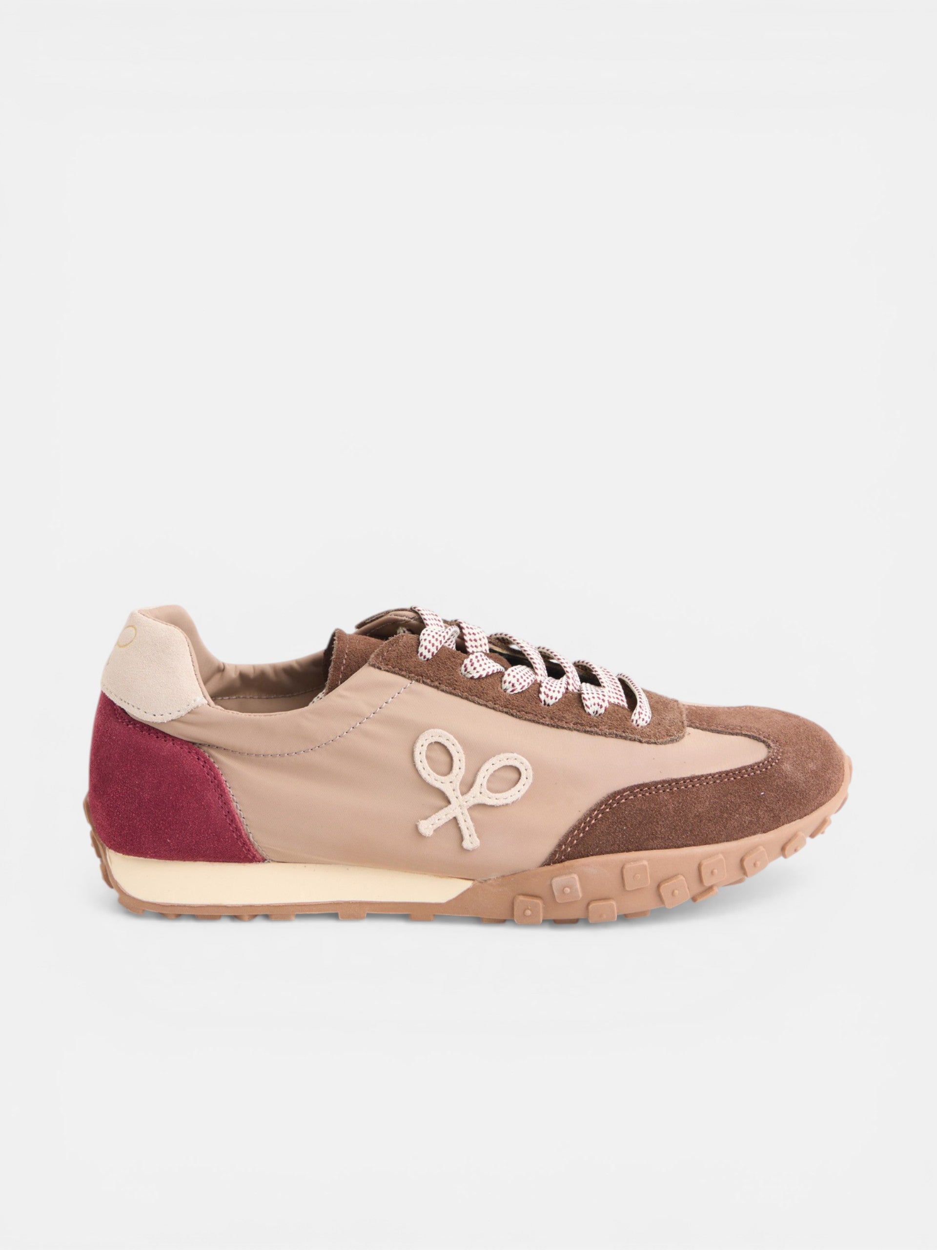 Baskets de course marron