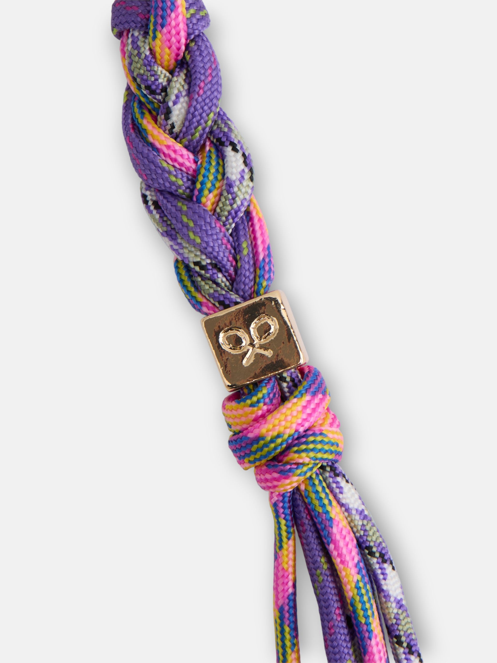 Chaveiro cabos dourado e roxo