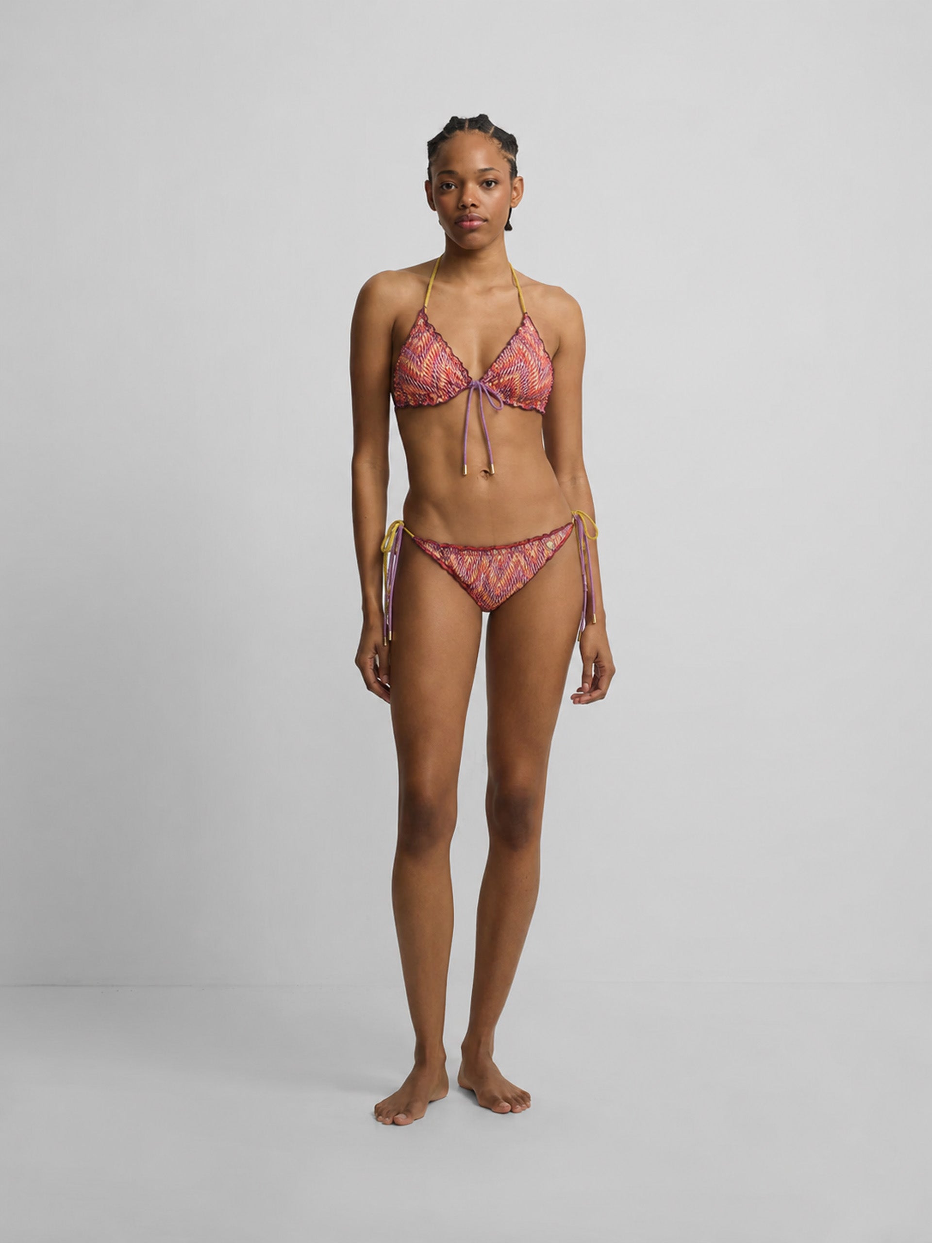 Braguita bikini espiga rosas