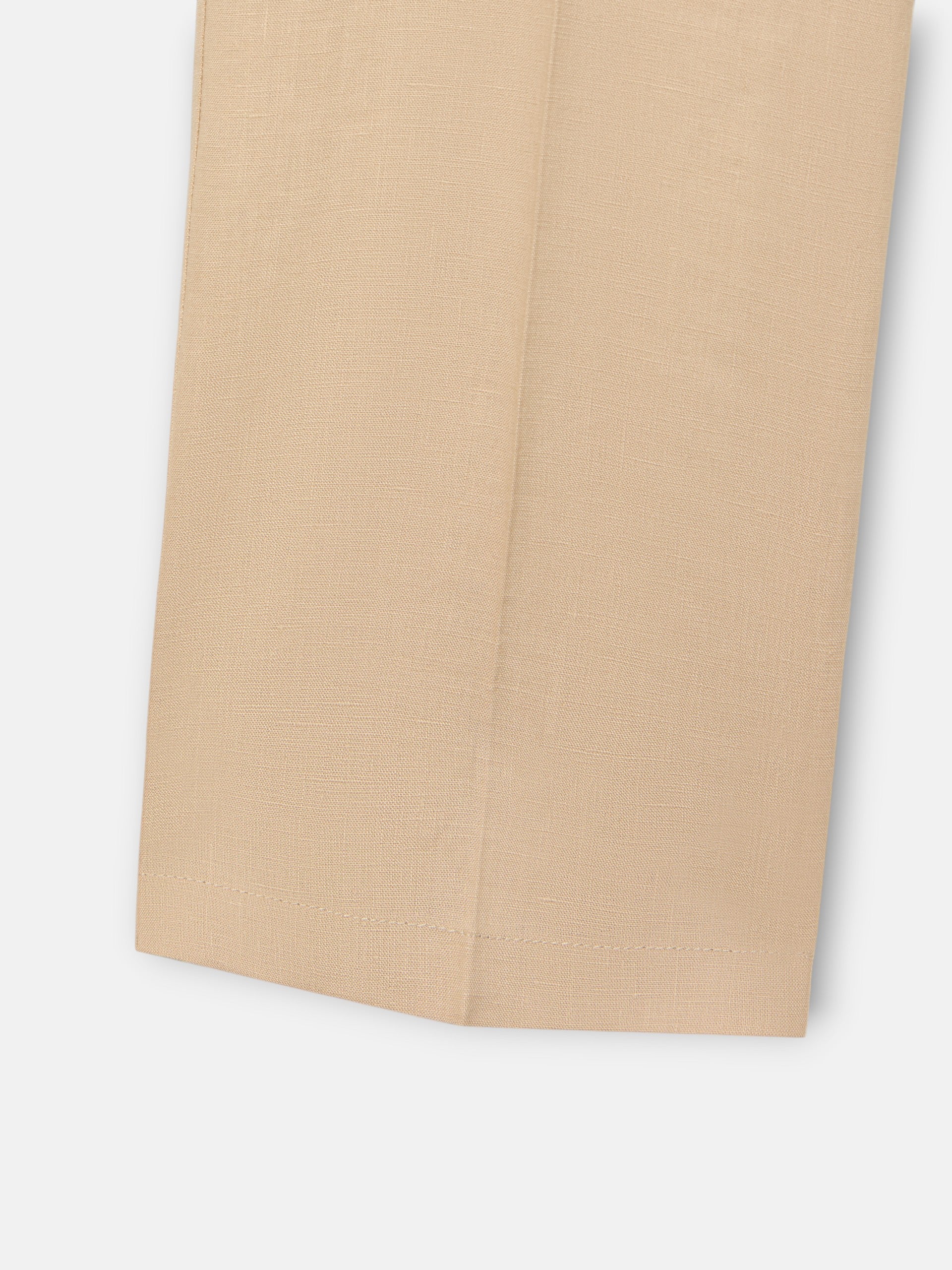 Pantalon en lin beige