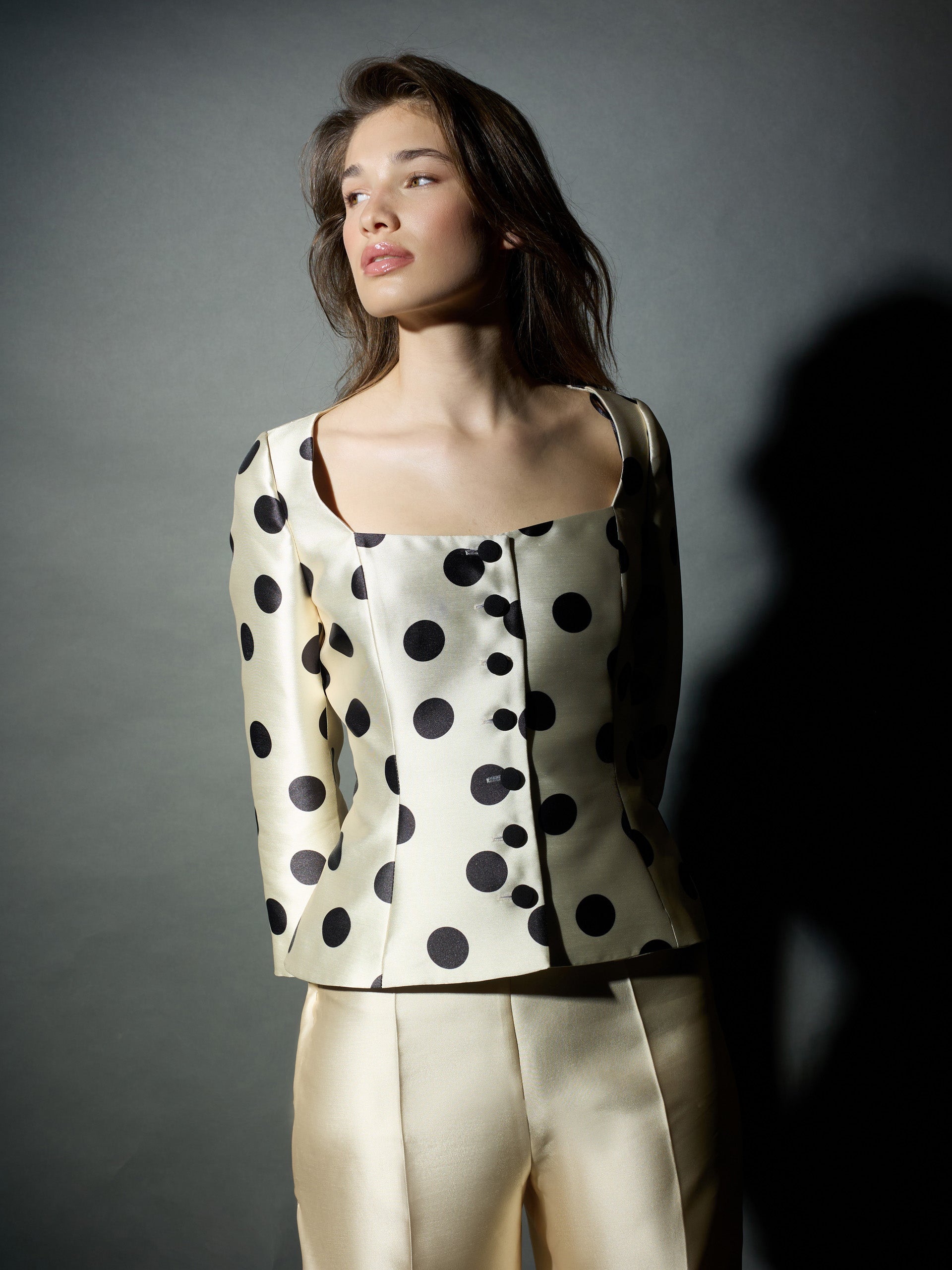 Chaqueta CaprilexSilbon mikado lunar negro