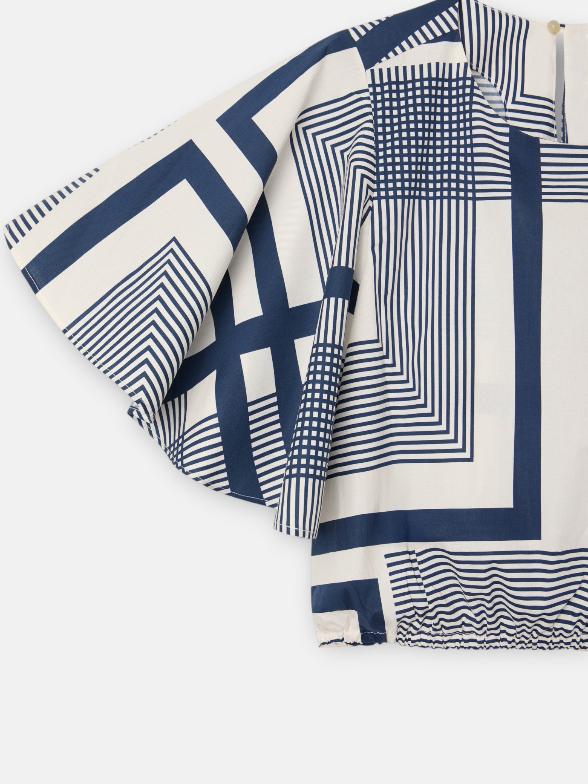 Blusa unique estampado azul